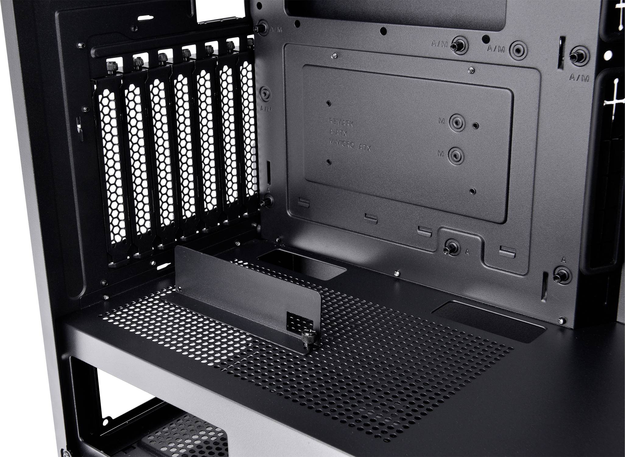 Thermaltake Divider 500 TG ARGB Midi-Tower PC-Gehäuse Schwarz 3 Vorinstallierte LED Lüfter, 1 vorinstallierter Lüfter