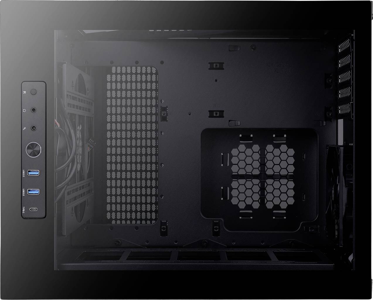 Thermaltake Divider 200 TG Air Black Micro-Tower PC-Gehäuse Schwarz 2 vorinstallierte Lüfter, Seitenfenster, Staubfilter