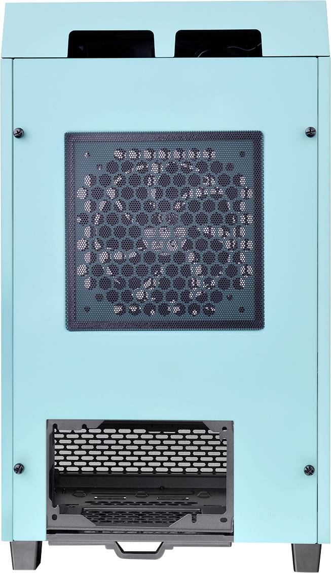 Thermaltake The Tower 100 Turquoise Mini-Tower PC-Gehäuse Türkis Seitenfenster