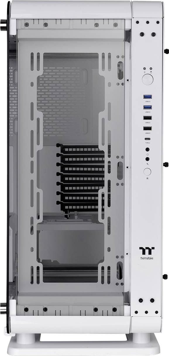 Thermaltake Core P6 TG Snow White Midi-Tower PC-Gehäuse Weiß Seitenfenster