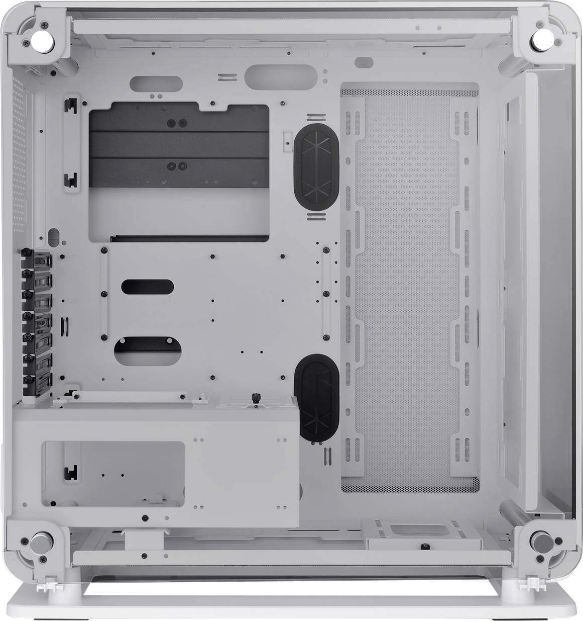 Thermaltake Core P6 TG Snow White Midi-Tower PC-Gehäuse Weiß Seitenfenster