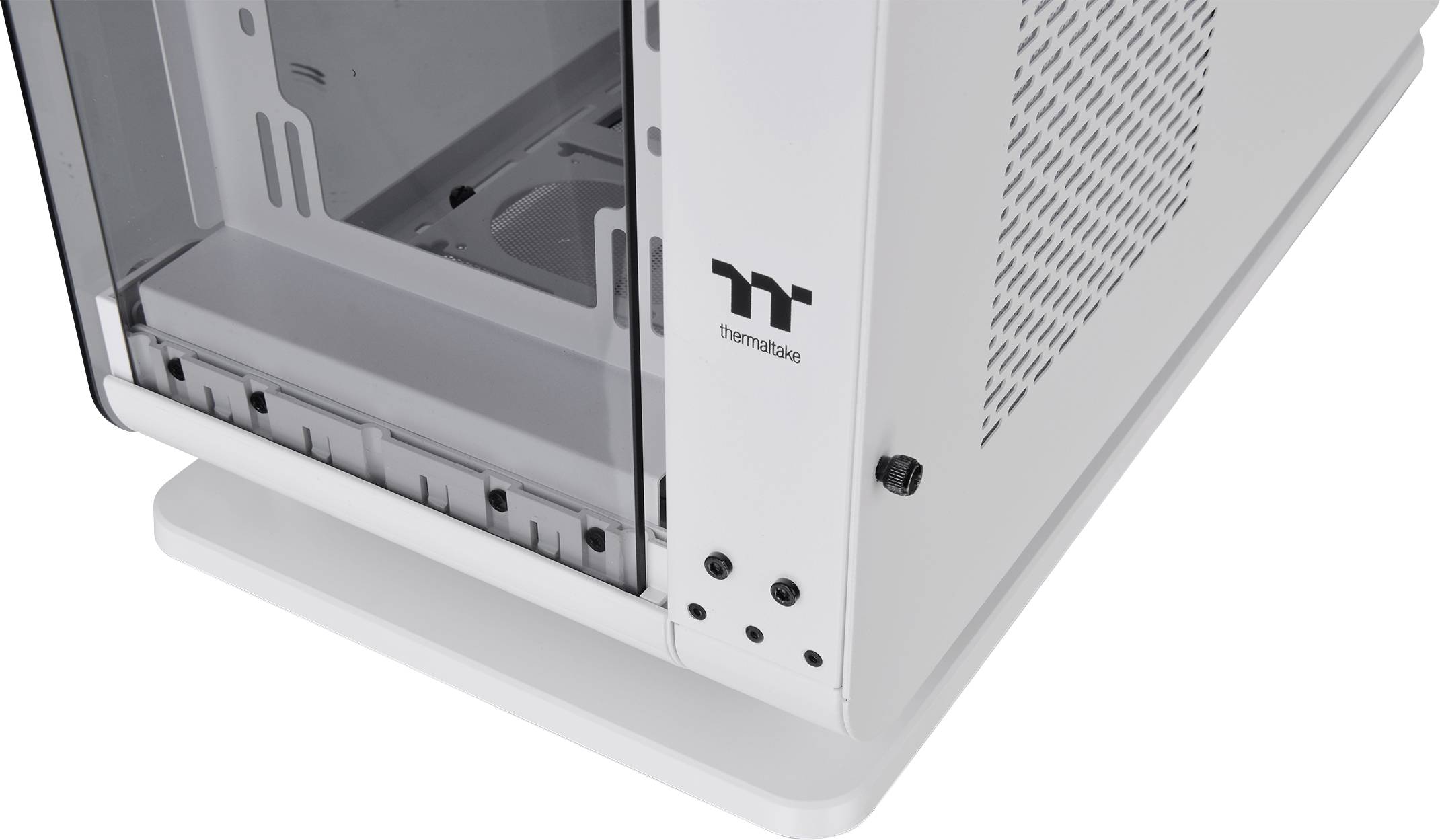 Thermaltake Core P6 TG Snow White Midi-Tower PC-Gehäuse Weiß Seitenfenster