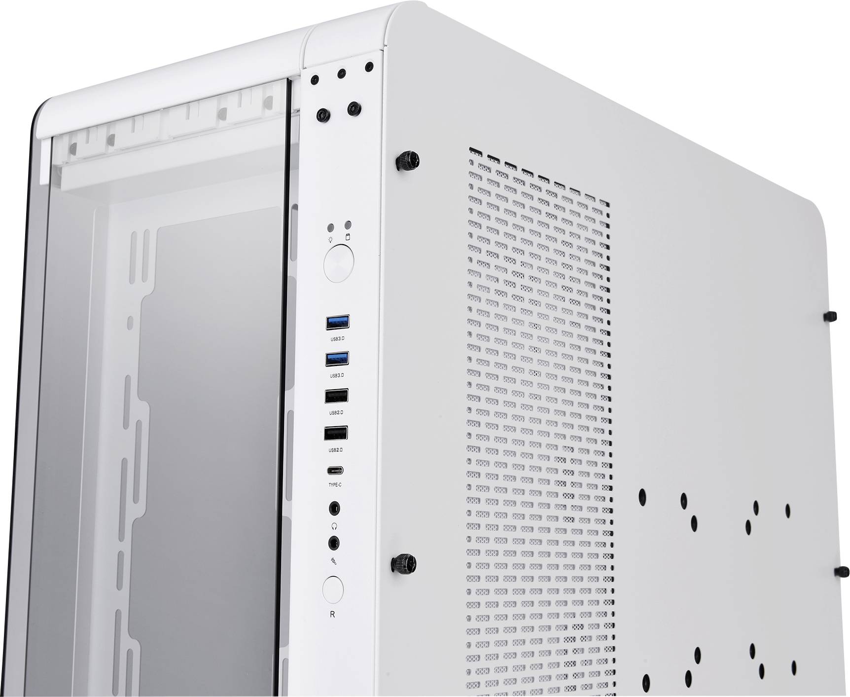 Thermaltake Core P6 TG Snow White Midi-Tower PC-Gehäuse Weiß Seitenfenster