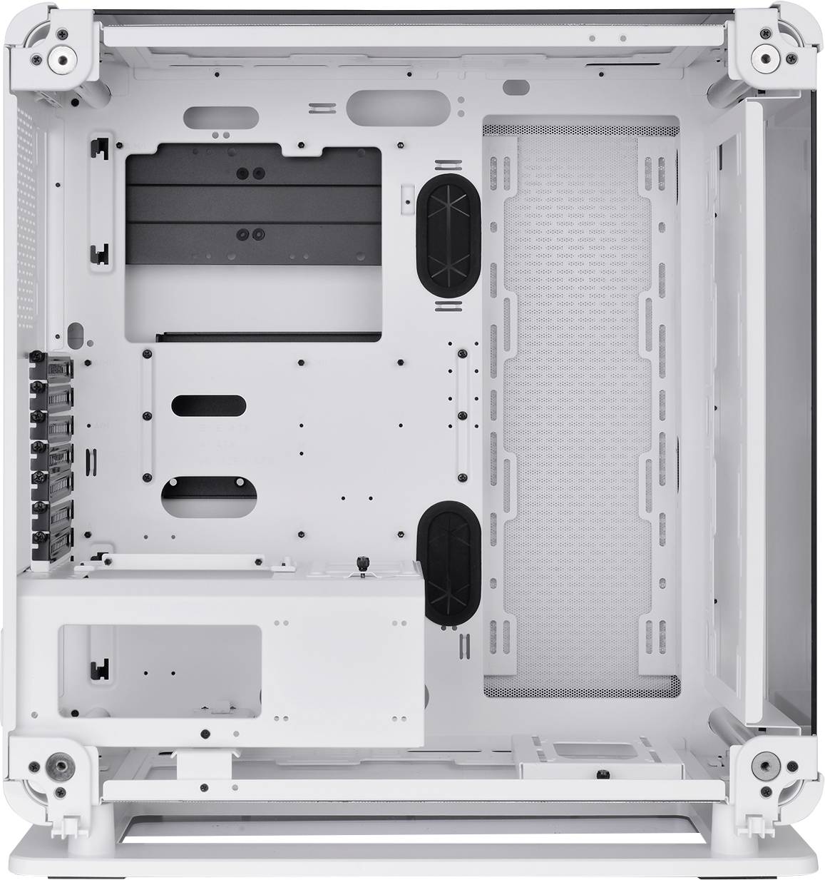 Thermaltake Core P6 TG Snow White Midi-Tower PC-Gehäuse Weiß Seitenfenster