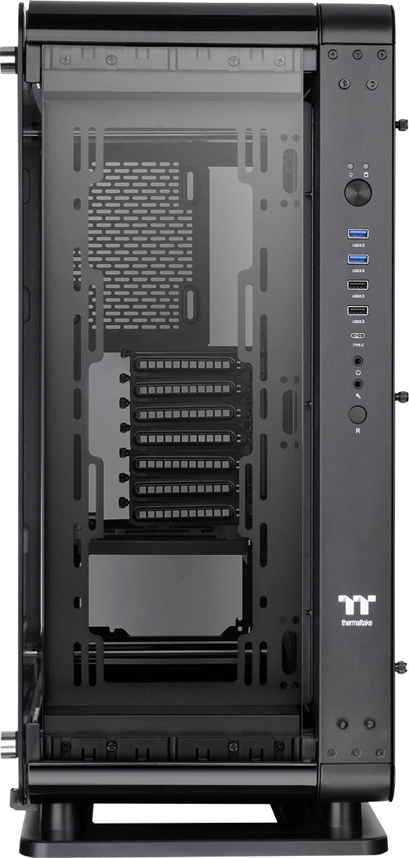 Thermaltake Core P6 TG Black Midi-Tower PC-Gehäuse Schwarz Seitenfenster