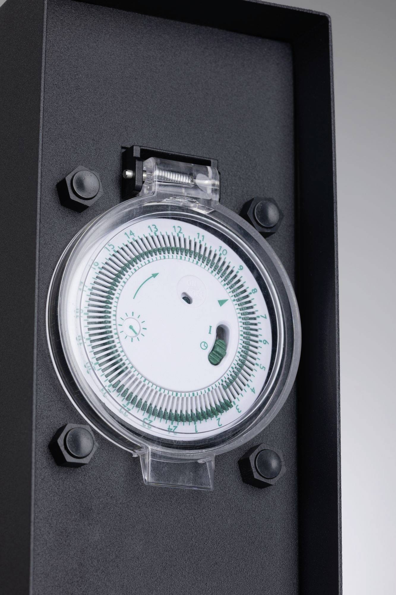 Paulmann 94314 Gartensteckdose mit Zeitschaltuhr Anthrazit