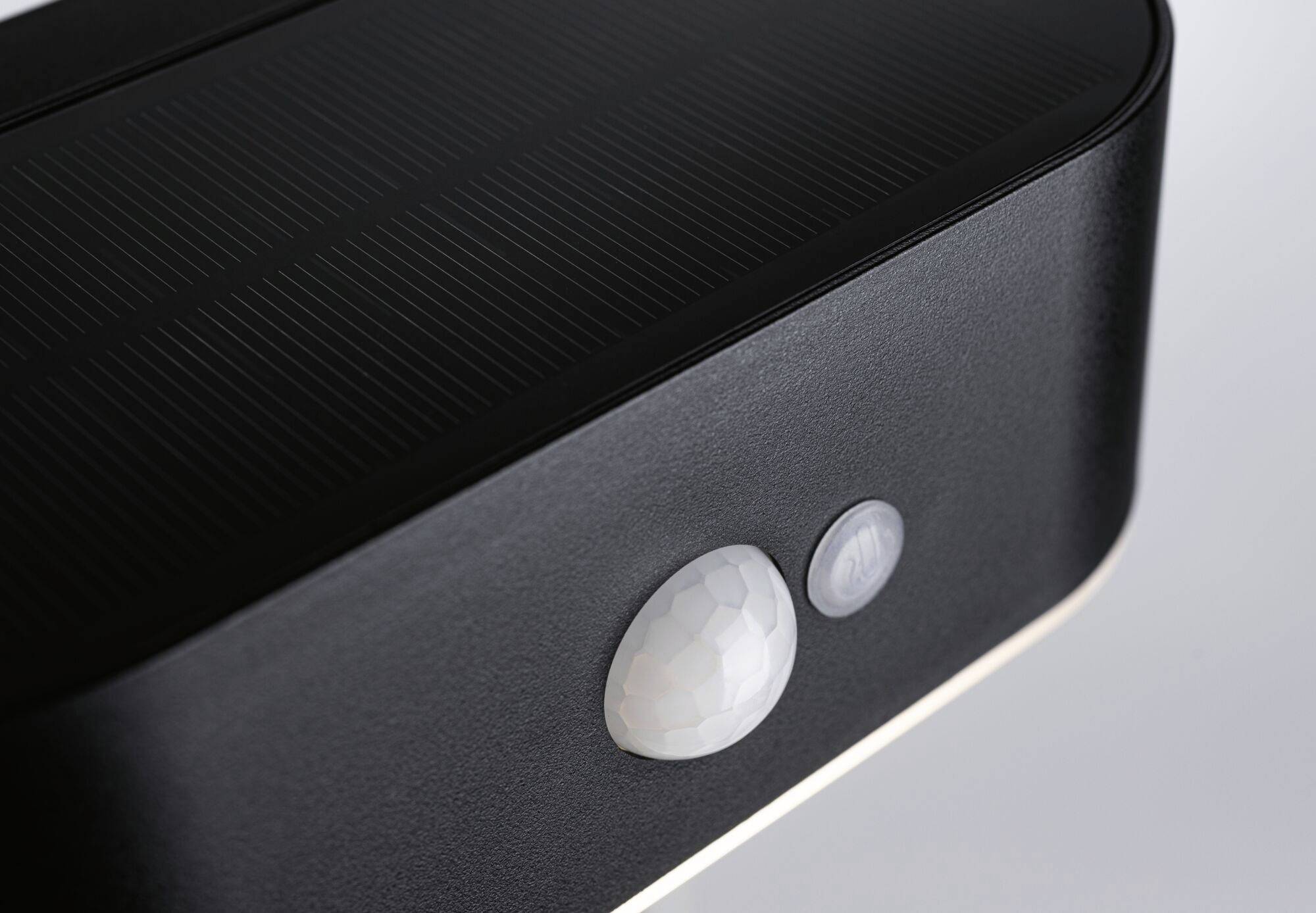 Paulmann 94571 Ayda Solar-Wandlampe 5.5W Warmweiß Schwarz