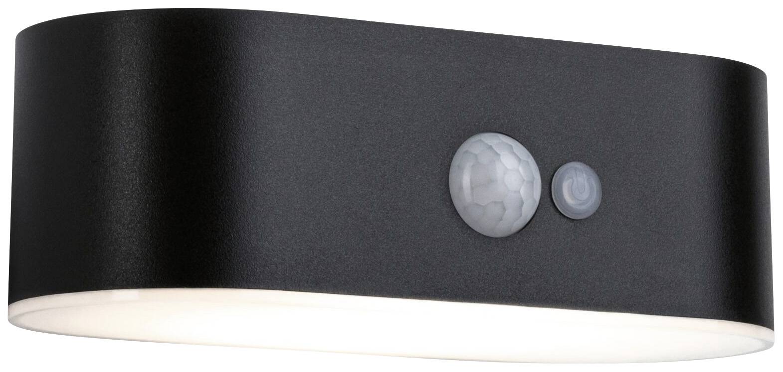 Paulmann 94571 Ayda Solar-Wandlampe 5.5W Warmweiß Schwarz