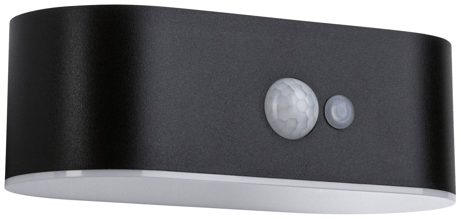 Paulmann 94571 Ayda Solar-Wandlampe 5.5W Warmweiß Schwarz