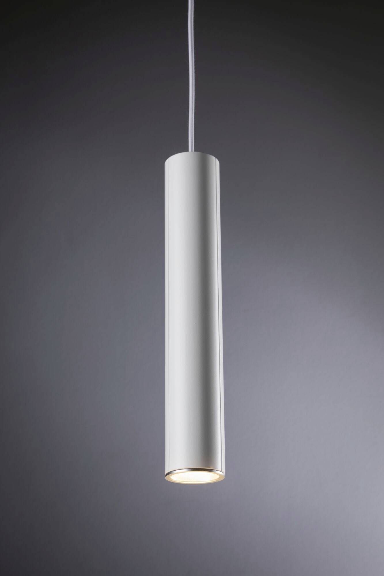 Paulmann URail Pendel Catalejo Hochvolt-Schienensystem-Leuchte URail GU10 Weiß, Chrom (matt)