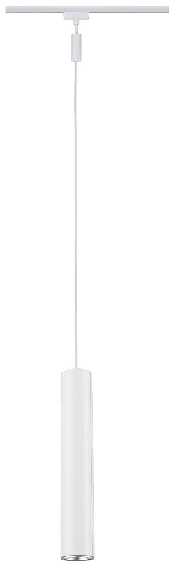 Paulmann URail Pendel Catalejo Hochvolt-Schienensystem-Leuchte URail GU10 Weiß, Chrom (matt)