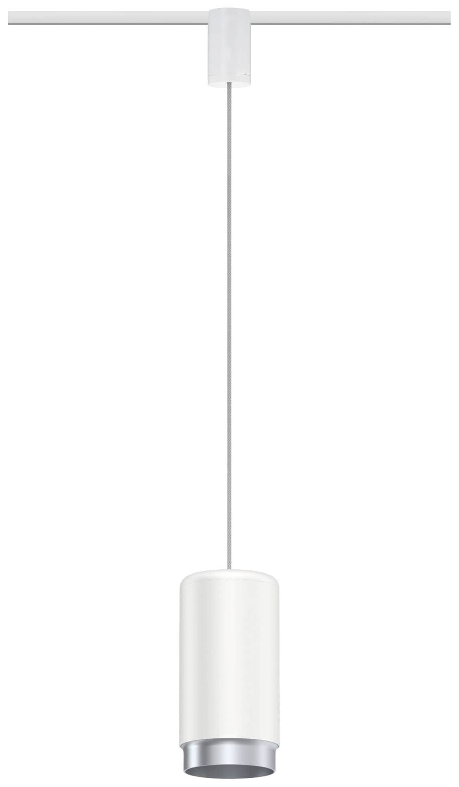 Paulmann URail Pend Corus Hochvolt-Schienensystem-Leuchte URail E27 Weiß