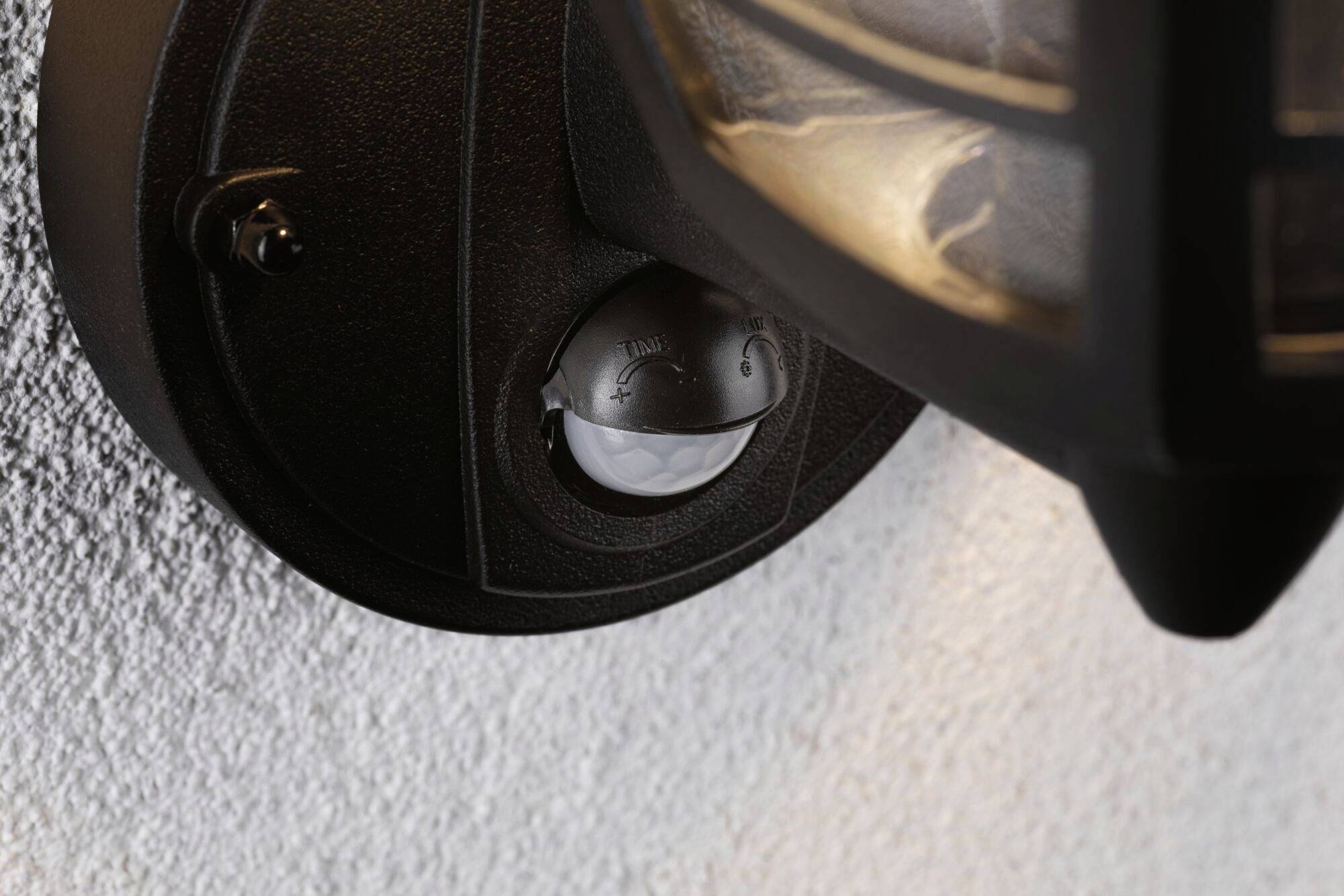 Paulmann 94647 LED-Außenwandleuchte mit Bewegungsmelder E27 Schwarz