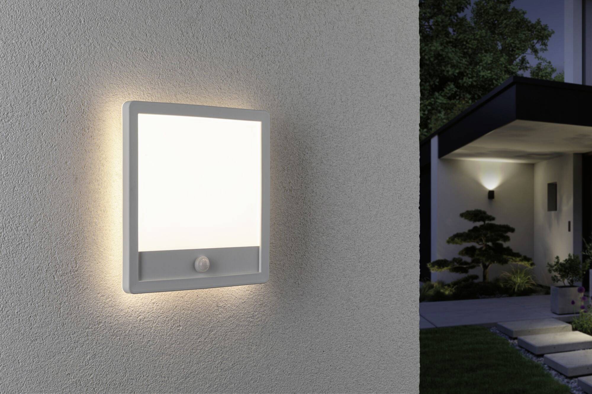 Paulmann Lamina PIR 94663 LED-Außenwandleuchte 15W Weiß