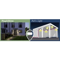 Paulmann 94550 Park + Light Carportleuchten-System Schwarz Paulmann 94550 Park + Light Carportleuchten-System Schwarz