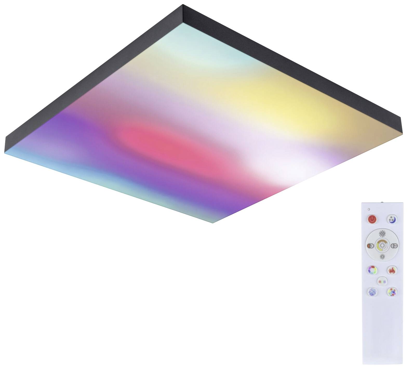 Paulmann Velora Rainbow 79908 LED-Deckenleuchte Warmweiß Schwarz
