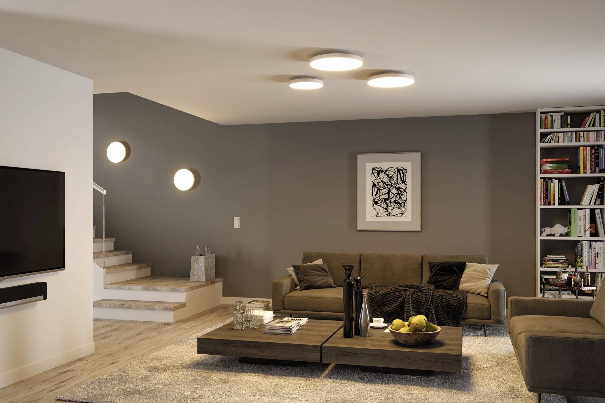 Paulmann Velora 79891 LED-Deckenleuchte Warmweiß Weiß