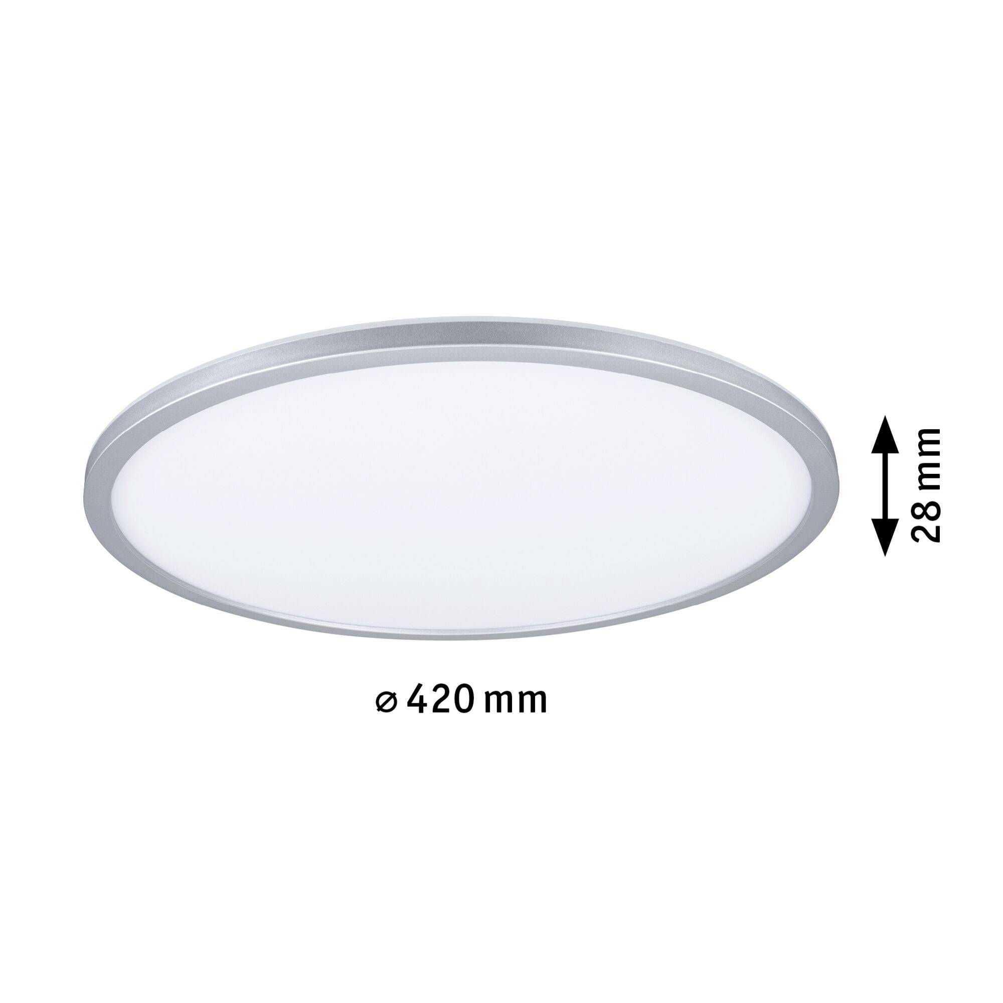 Paulmann Atria Shine 71006 LED-Deckenleuchte 22W Neutralweiß Chrom (matt)