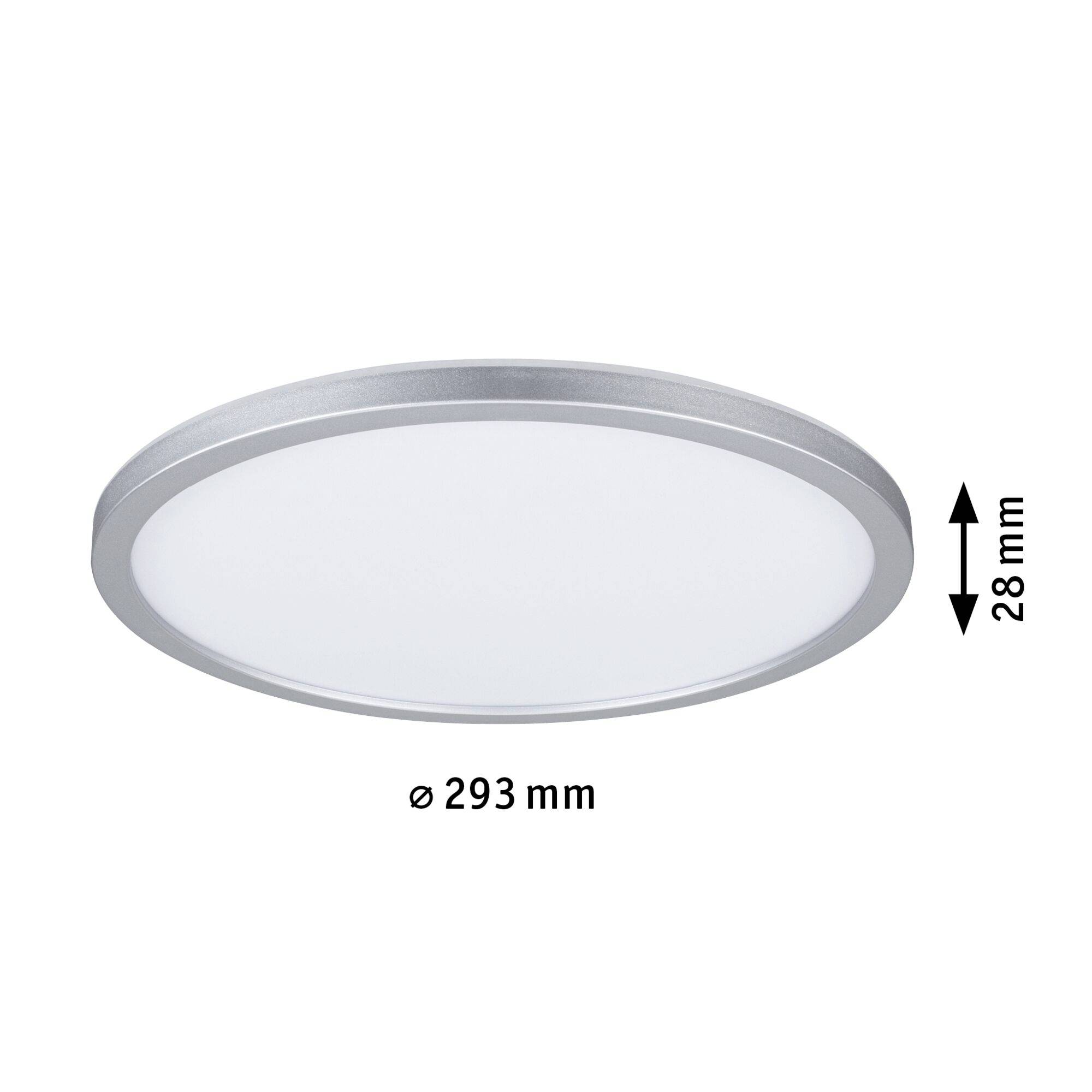 Paulmann Atria Shine 70991 LED-Deckenleuchte 16W Warmweiß Chrom (matt)