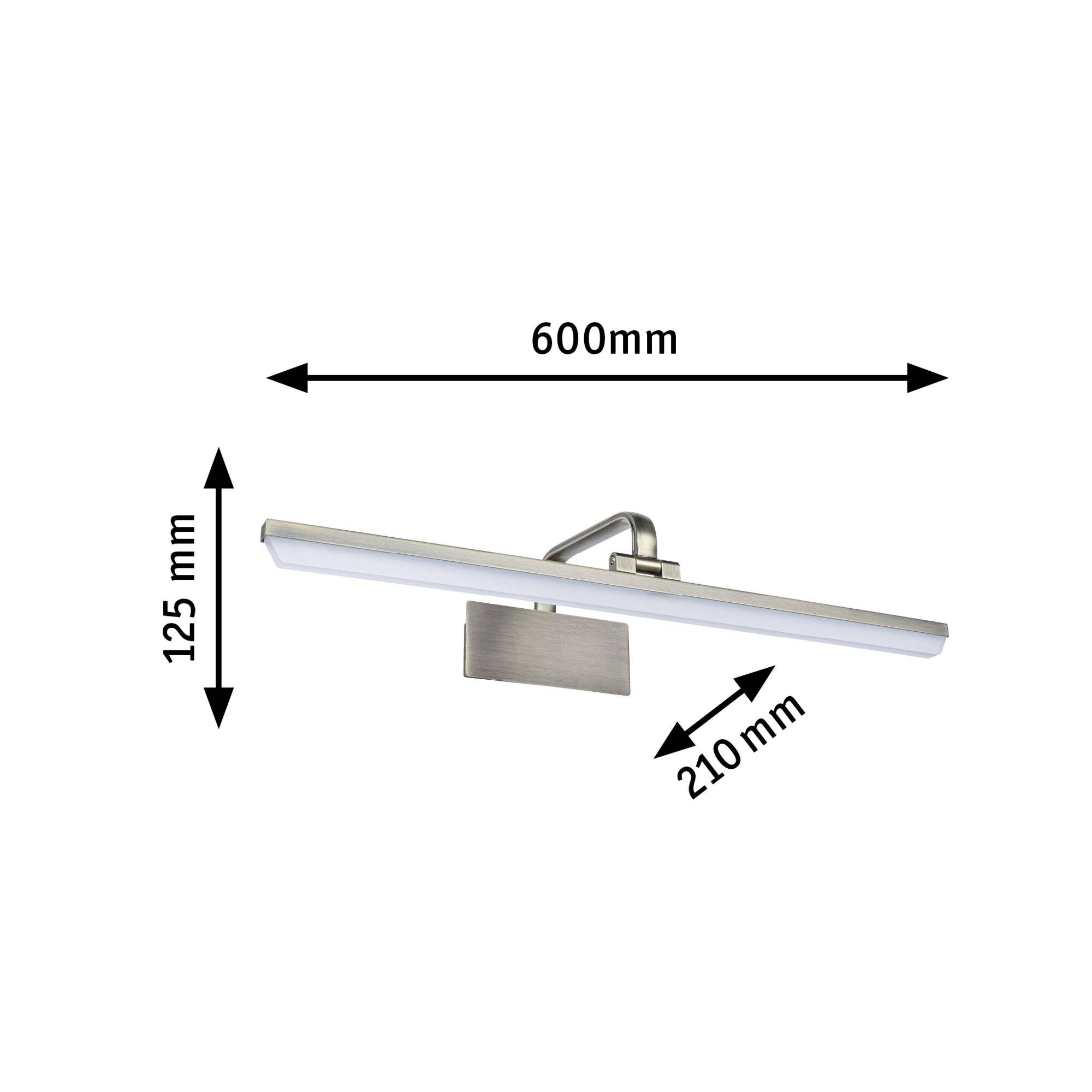 Paulmann Renan 95570 LED-Bilderleuchte 11W Warmweiß Messing