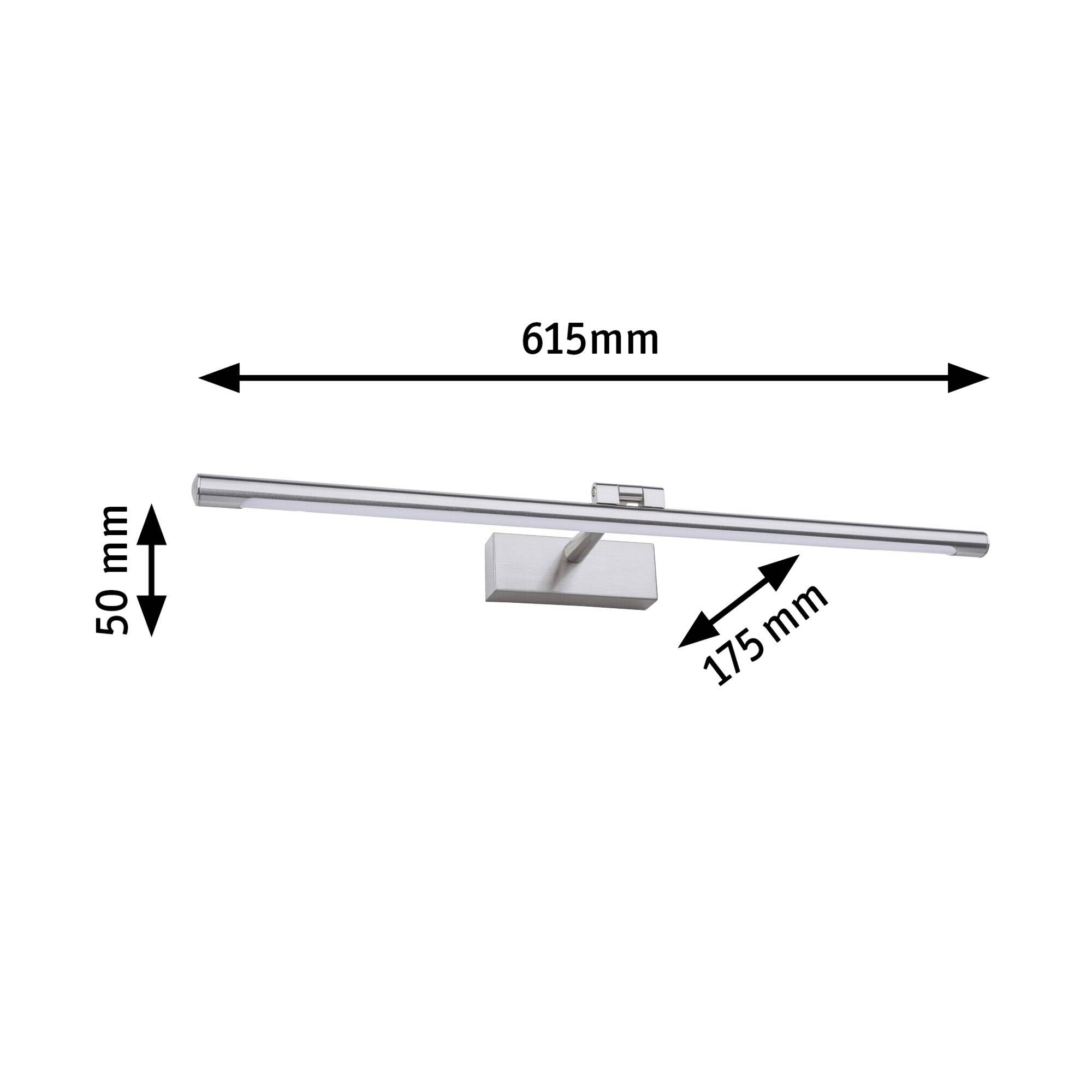Paulmann Mingo 95567 LED-Bilderleuchte 11W Warmweiß Aluminium