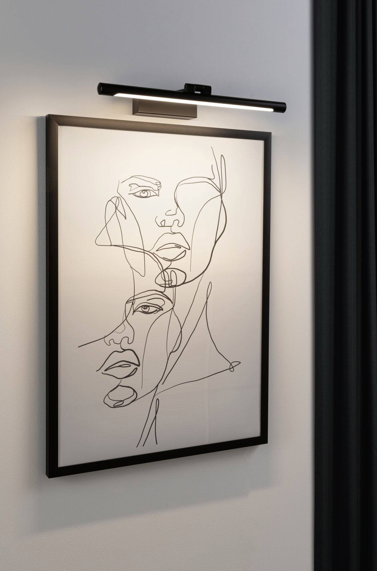 Paulmann Mingo 95564 LED-Bilderleuchte 9.5W Warmweiß Schwarz