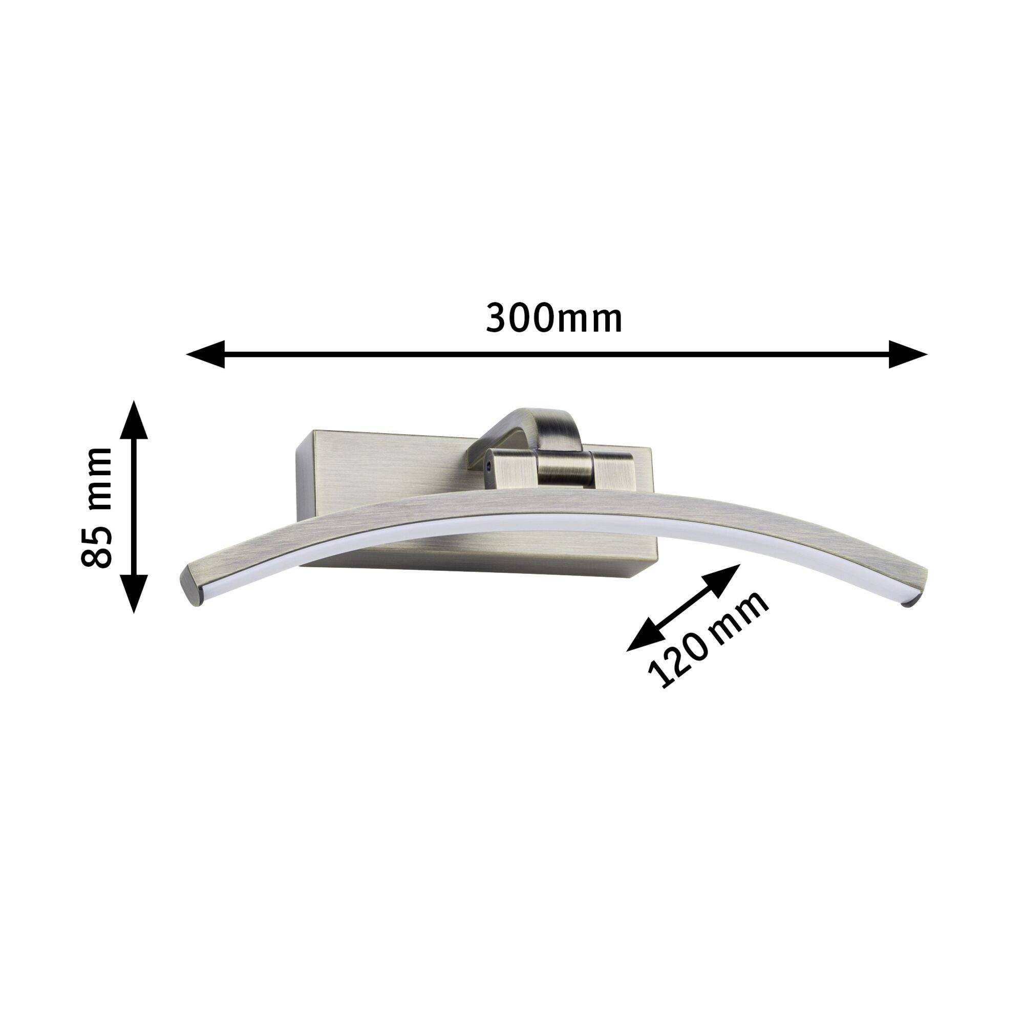 Paulmann Bento 95559 LED-Bilderleuchte 6W Warmweiß Messing