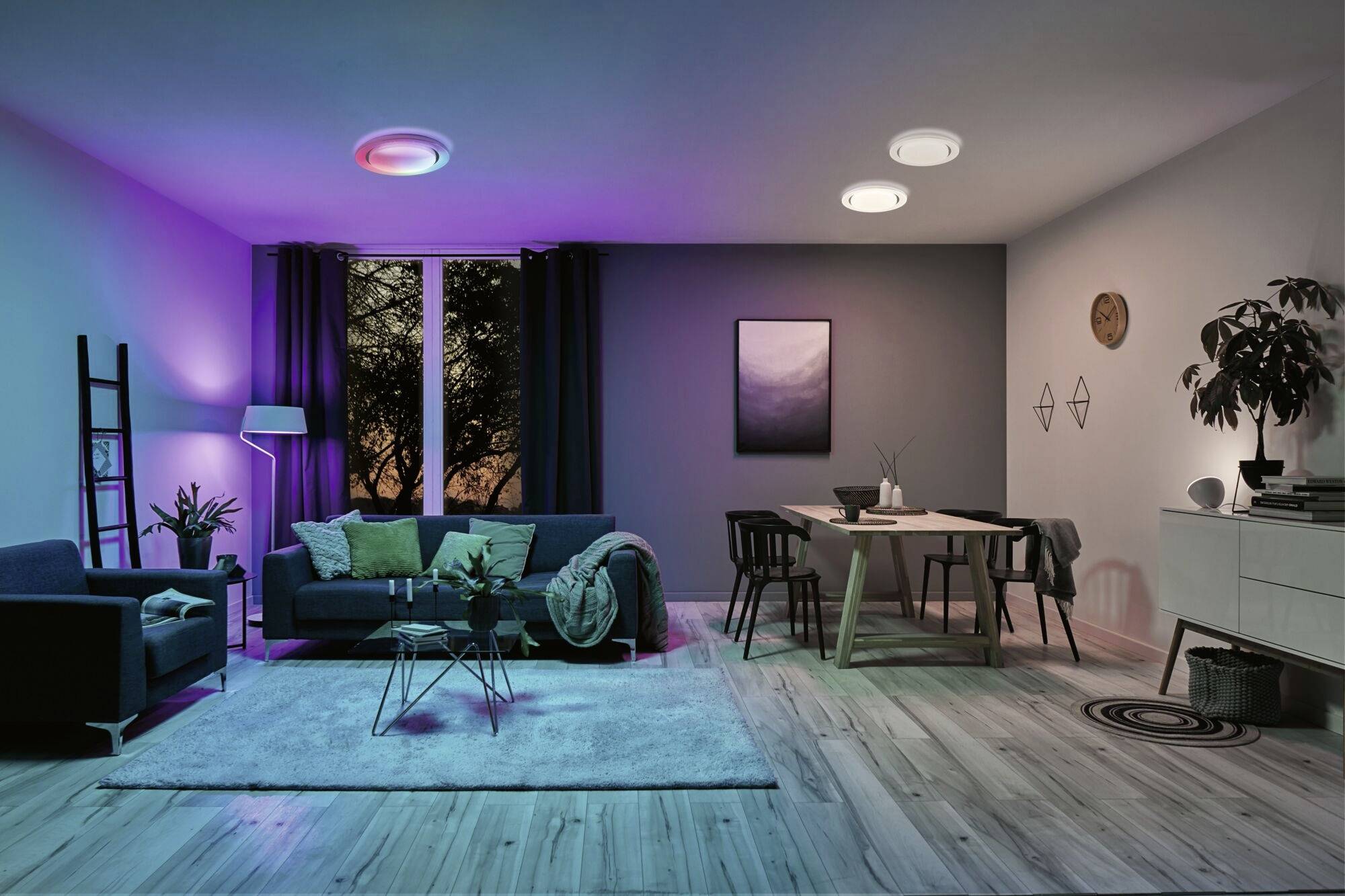 Paulmann 70546 LED-Deckenleuchte LED Chrom, Weiß