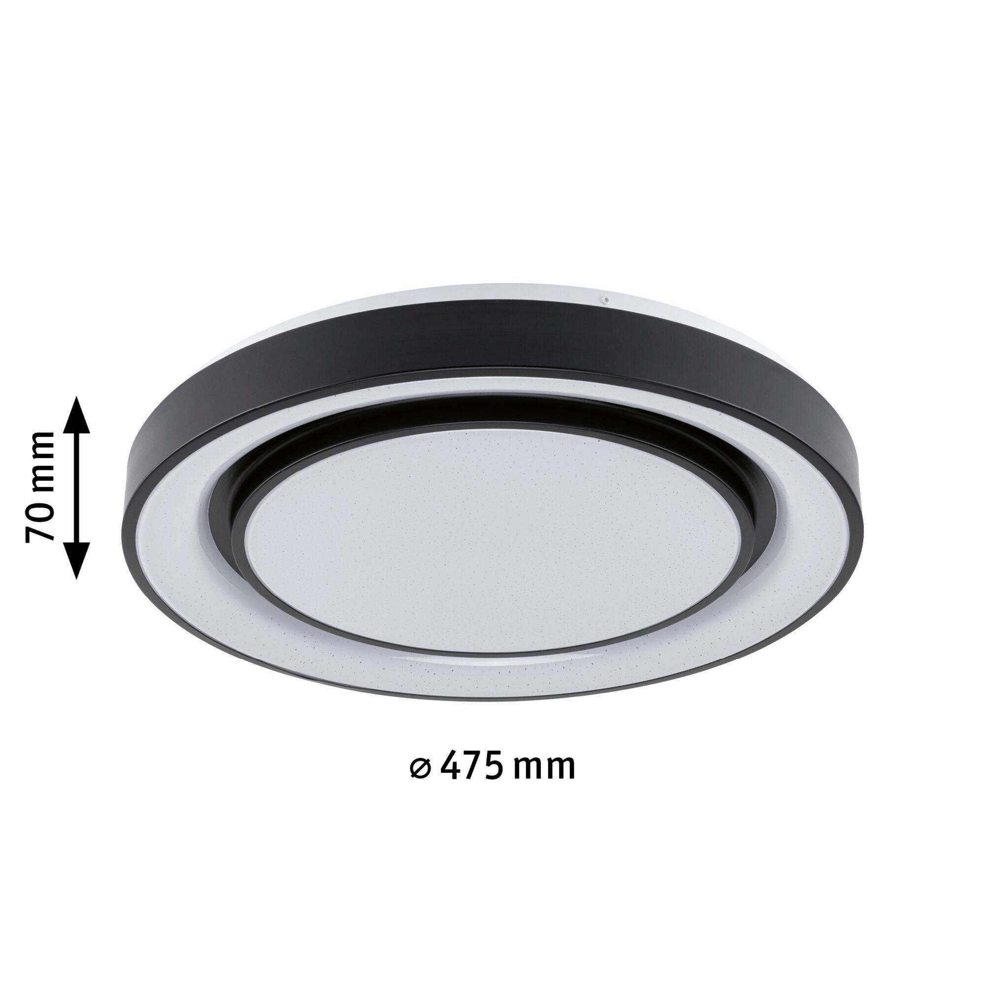 Paulmann 70545 LED-Deckenleuchte LED Schwarz, Weiß
