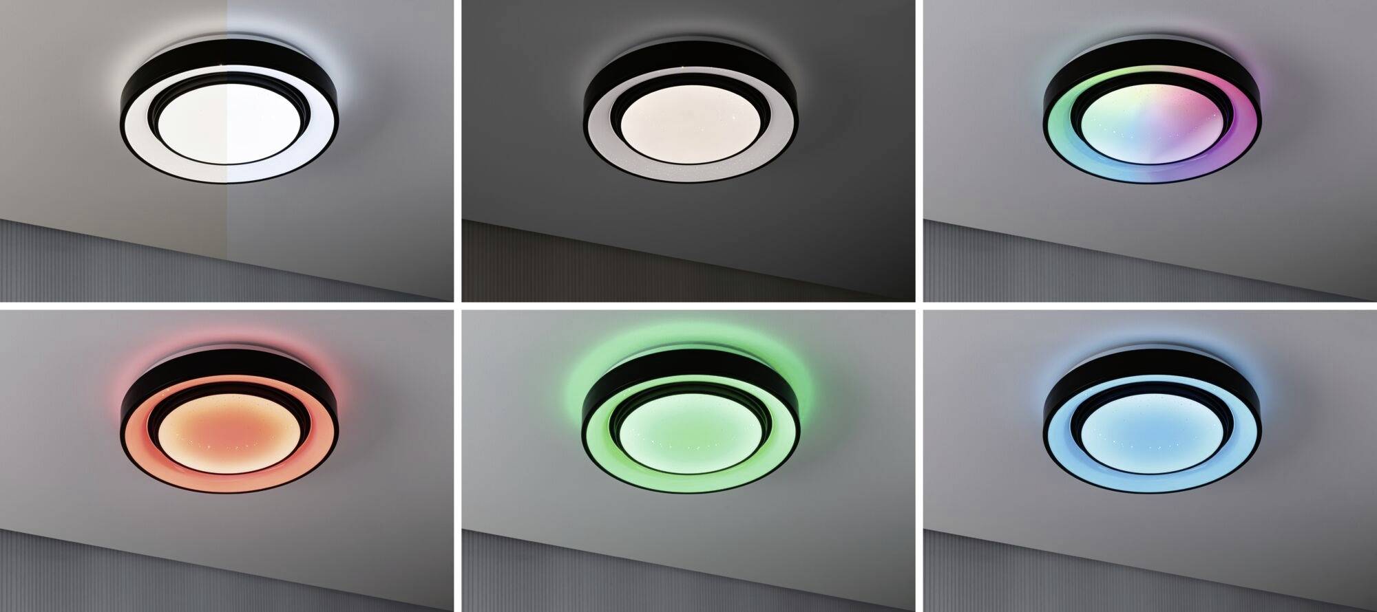 Paulmann 70544 LED-Deckenleuchte LED Schwarz, Weiß