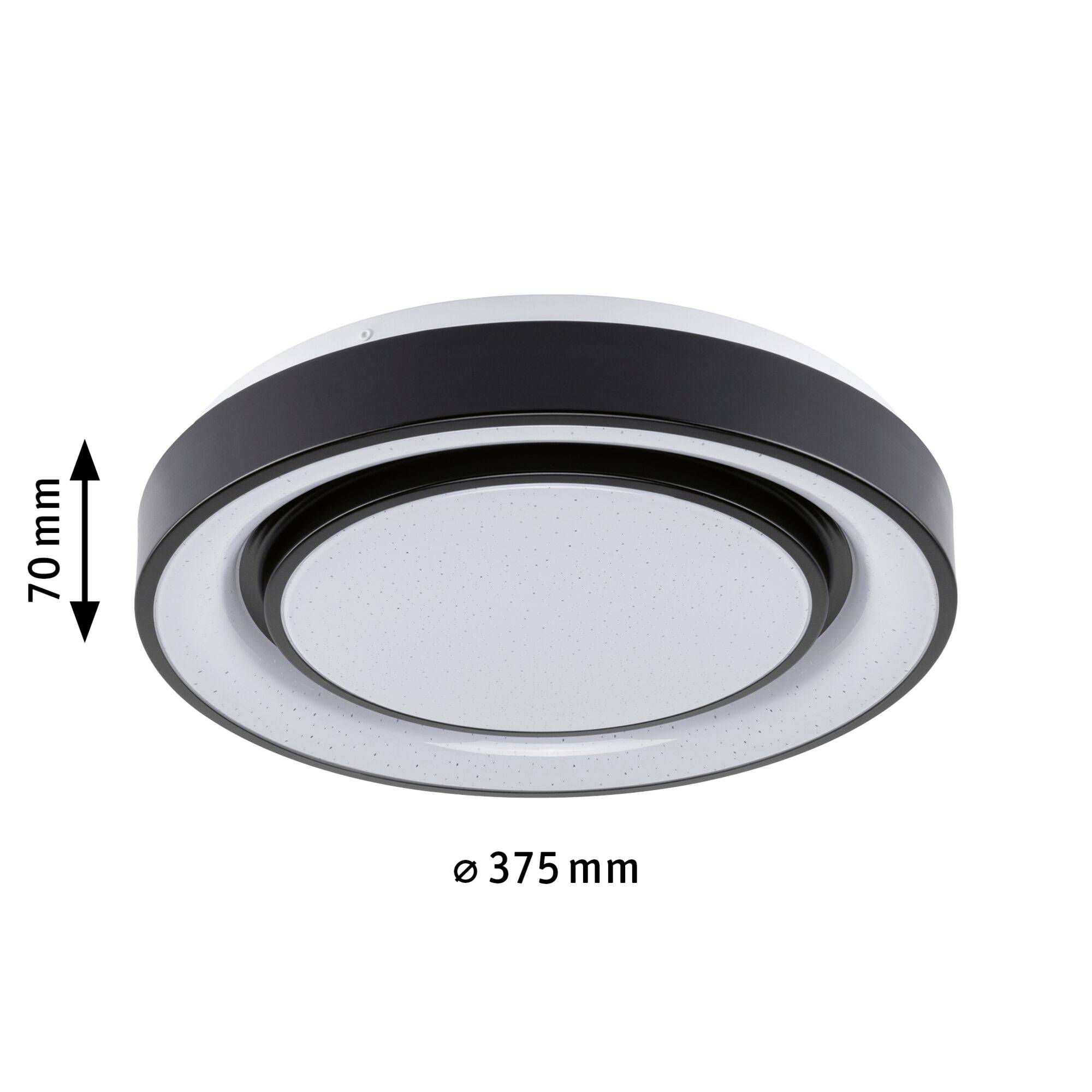 Paulmann 70544 LED-Deckenleuchte LED Schwarz, Weiß