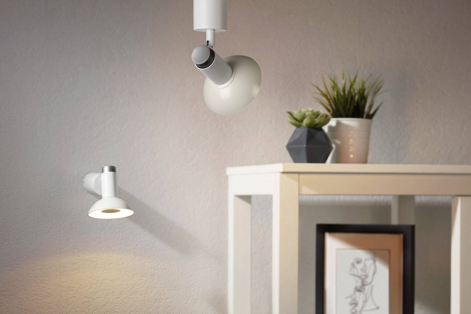 Paulmann 79523 Deckenleuchte GU10 Weiß, Grau