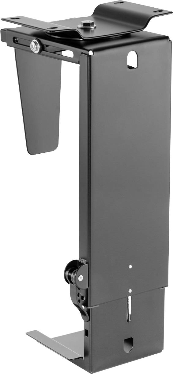 Digitus PC Halterung Festgeschraubt, Festmontage, Untertisch DA-90411 DA-90411 Schwarz (RAL 9005), Schwarz