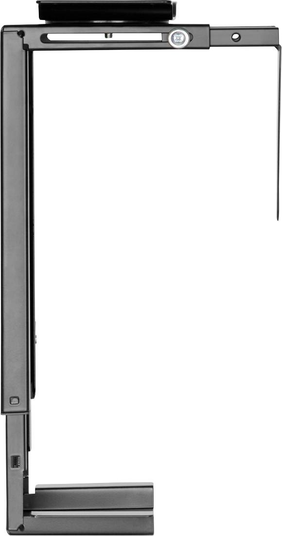 Digitus PC Halterung Festgeschraubt, Festmontage, Untertisch DA-90411 DA-90411 Schwarz (RAL 9005), Schwarz