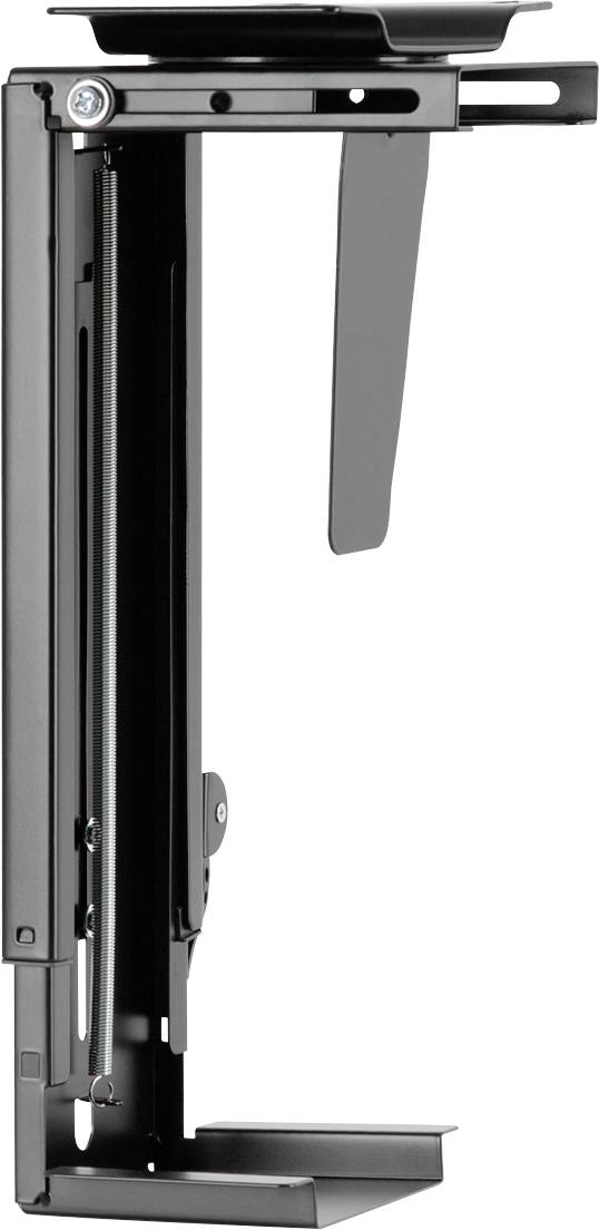 Digitus PC Halterung Festgeschraubt, Festmontage, Untertisch DA-90411 DA-90411 Schwarz (RAL 9005), Schwarz