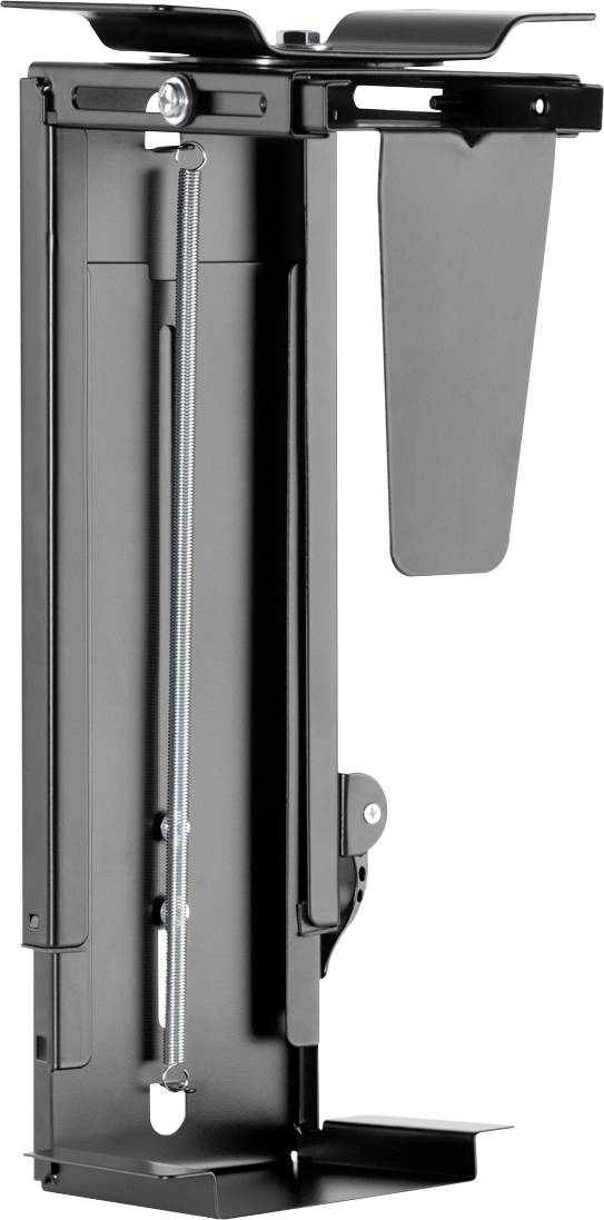 Digitus PC Halterung Festgeschraubt, Festmontage, Untertisch DA-90411 DA-90411 Schwarz (RAL 9005), Schwarz