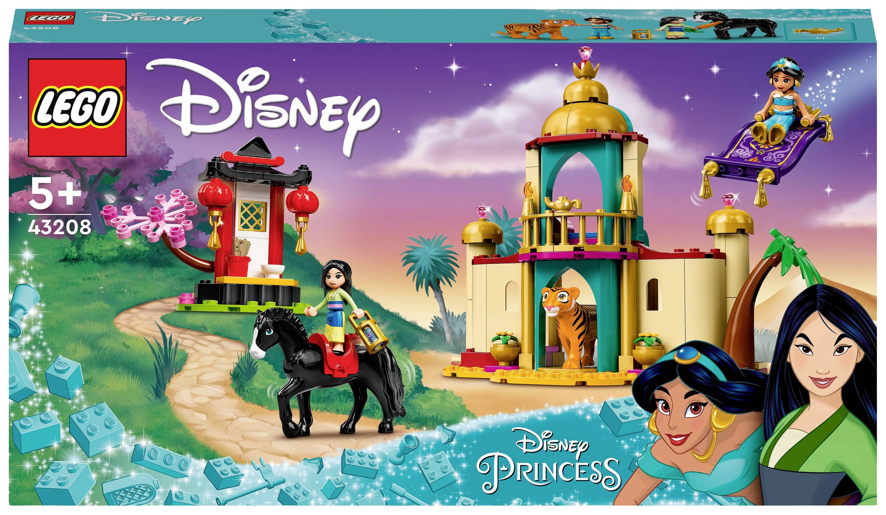 43208 LEGO® DISNEY Jasmins und Mulans Abenteuer