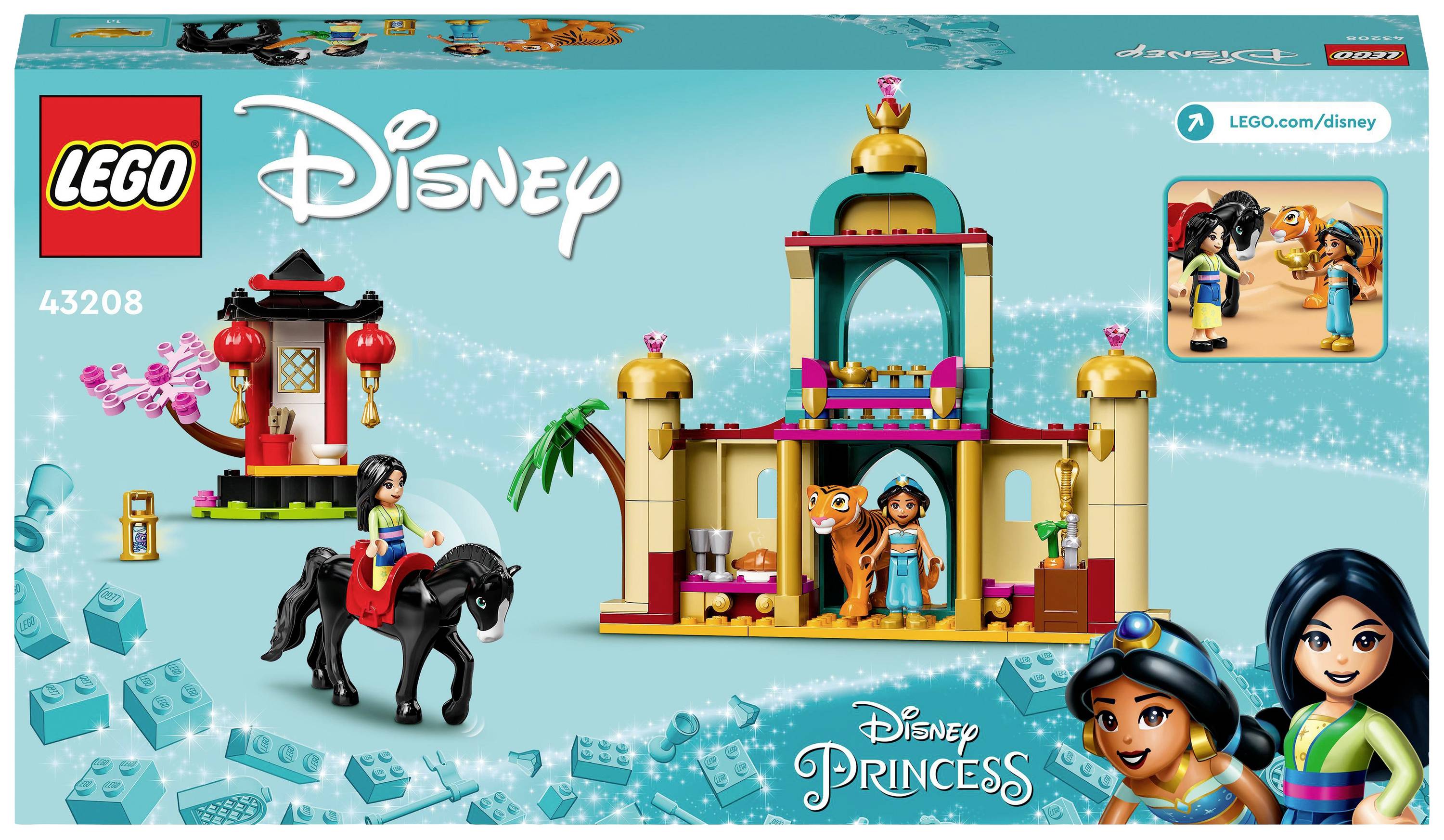 43208 LEGO® DISNEY Jasmins und Mulans Abenteuer
