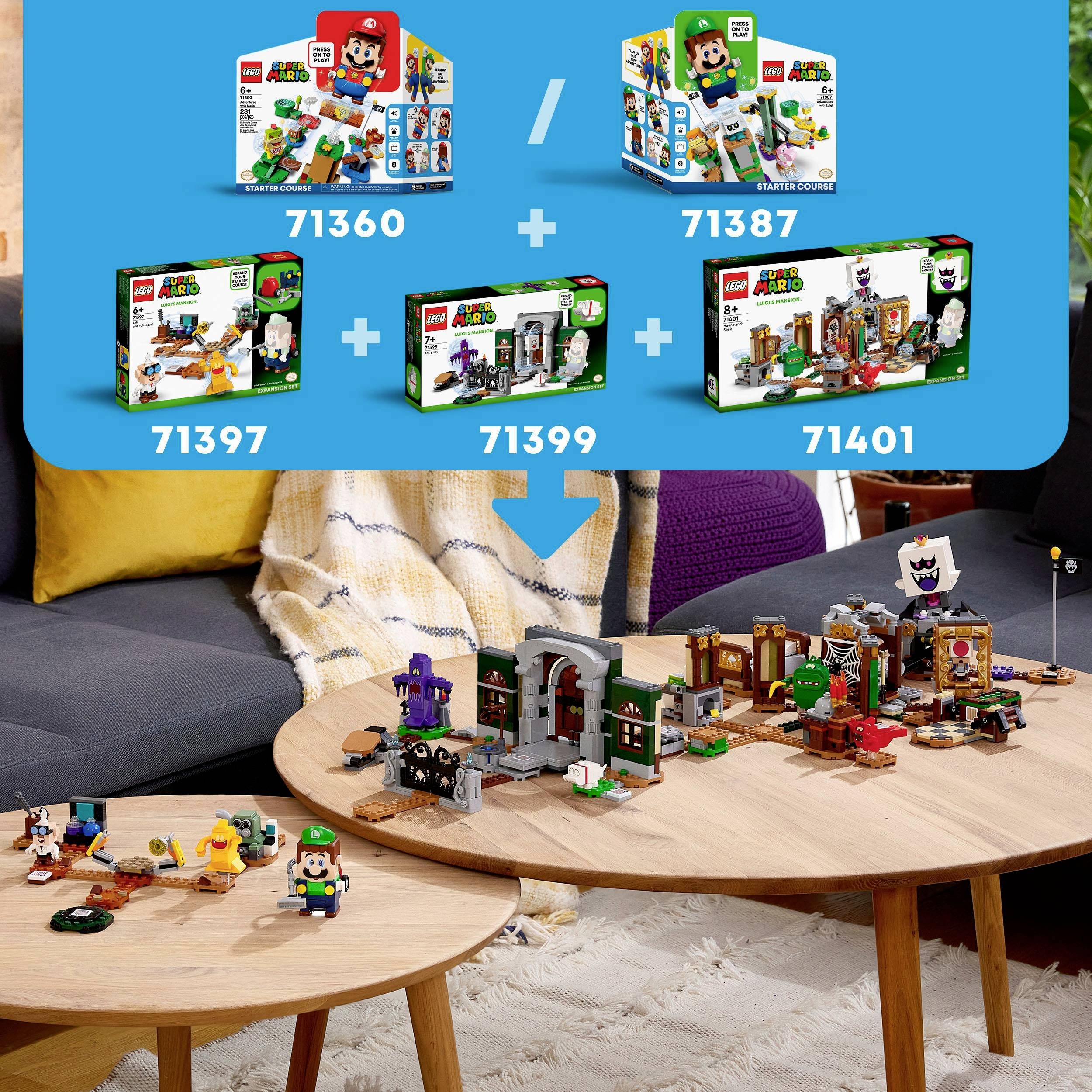 71397 LEGO® Super Mario™ Luigi’s Mansion: Labor und Schreckweg – Erweiterungsset