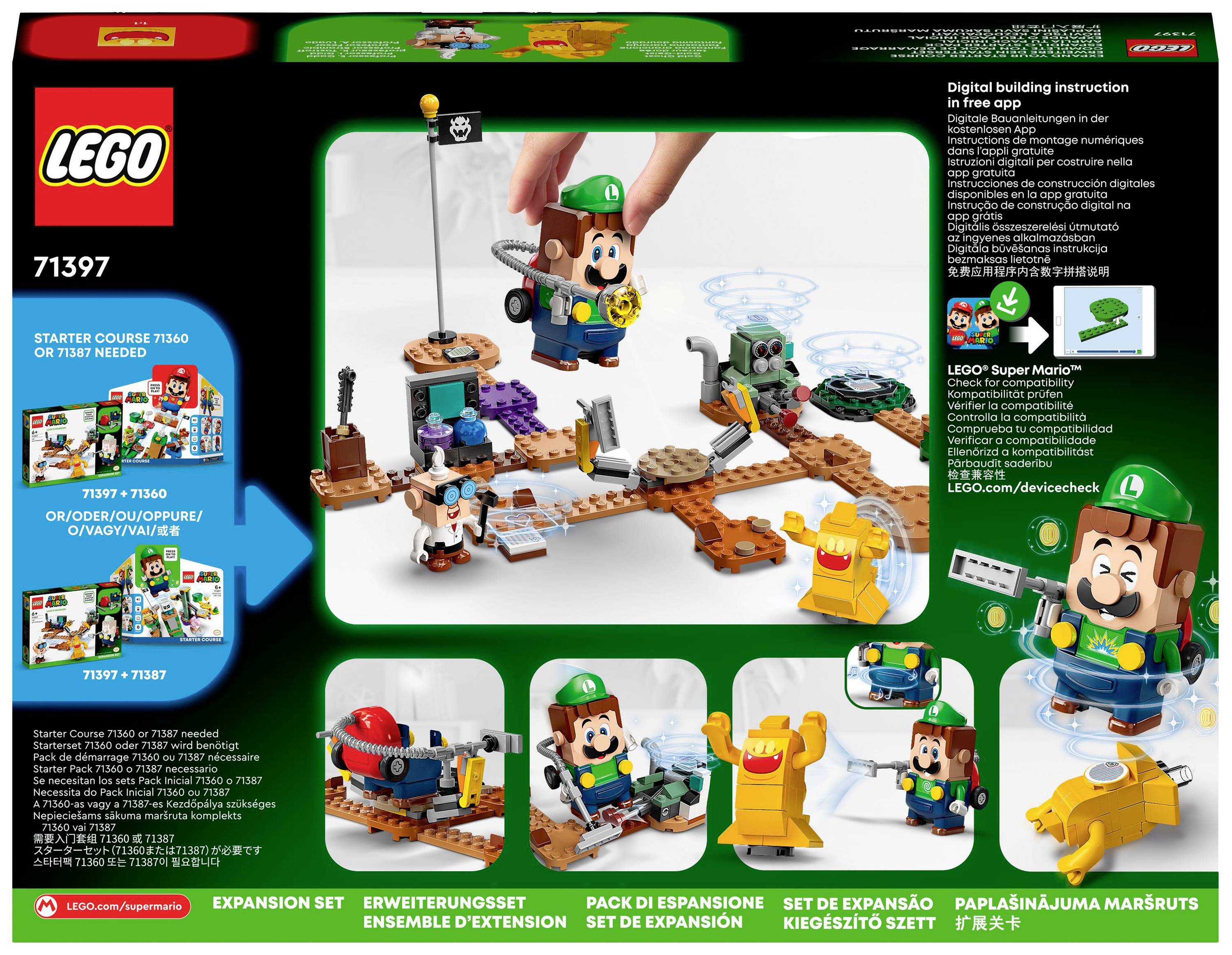 71397 LEGO® Super Mario™ Luigi’s Mansion: Labor und Schreckweg – Erweiterungsset