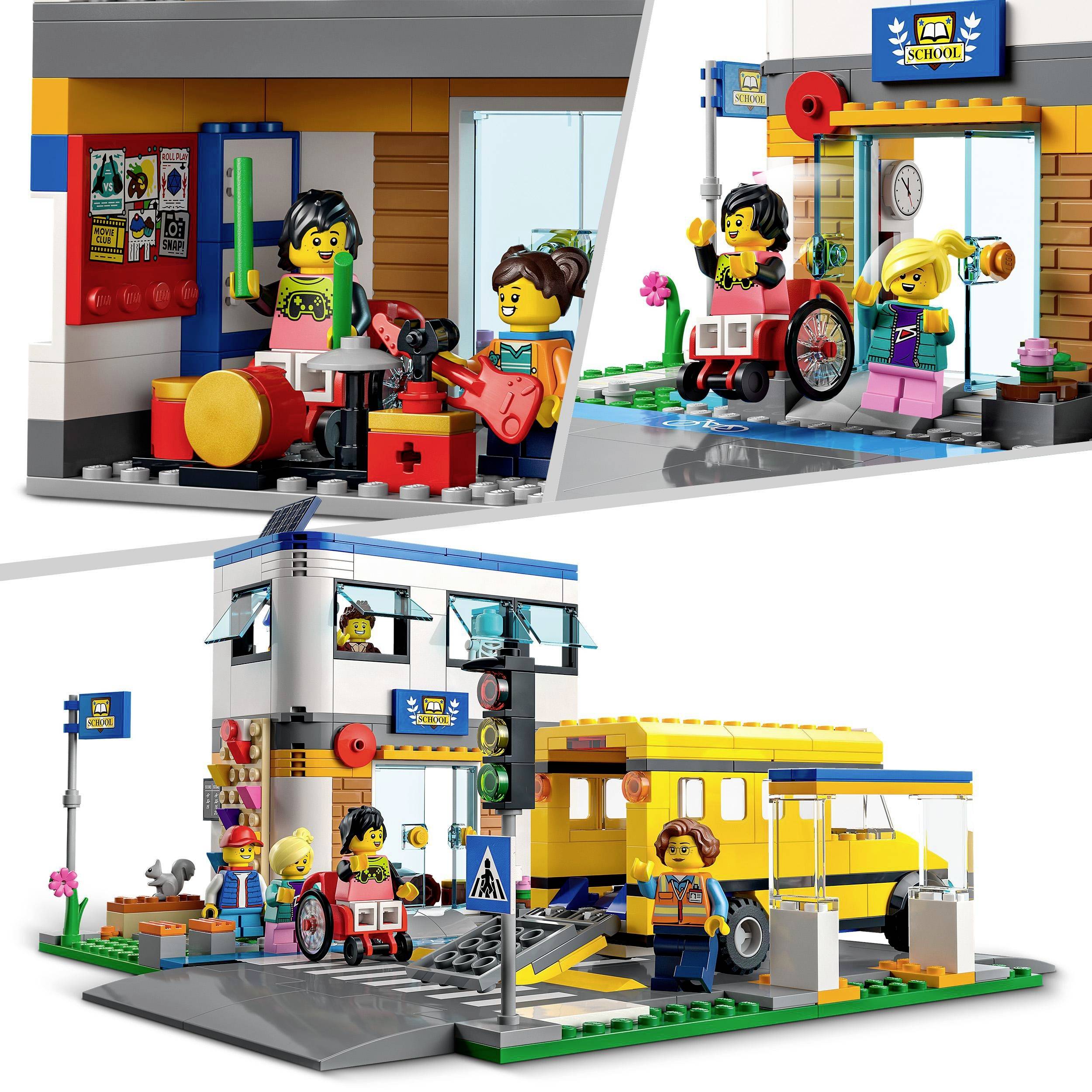 60329 LEGO® CITY Schule mit Schulbus