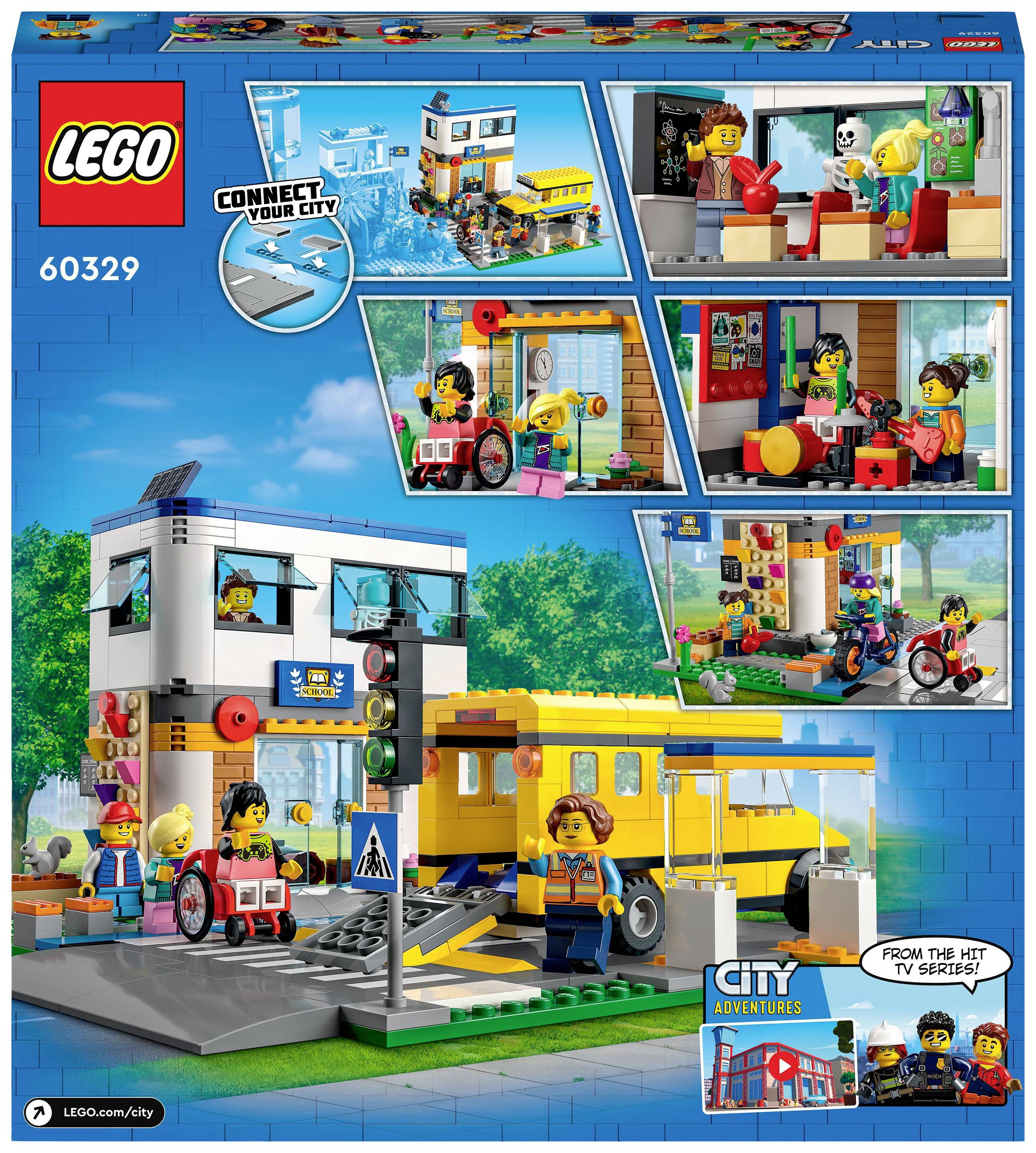 60329 LEGO® CITY Schule mit Schulbus