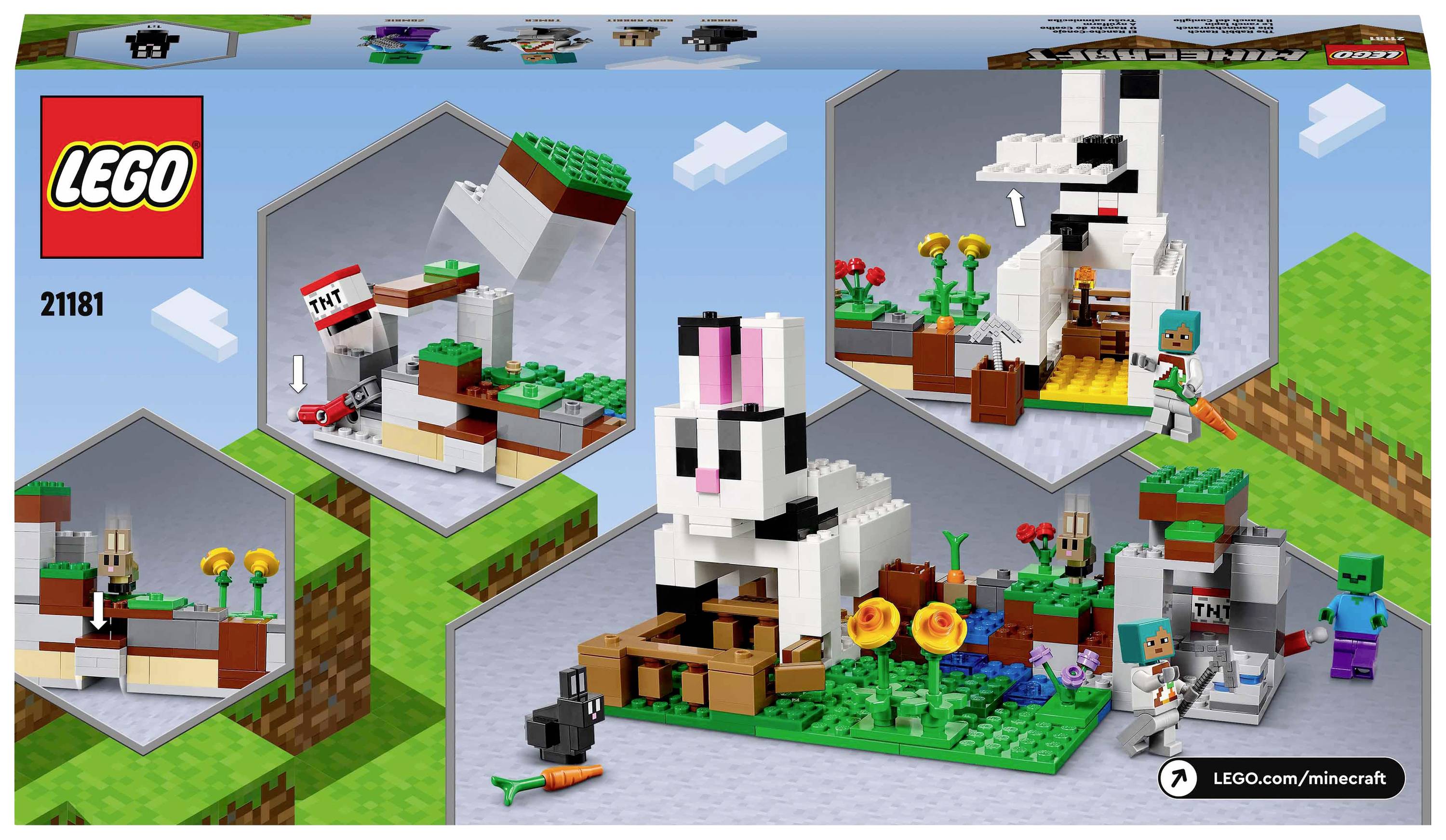 21181 LEGO® MINECRAFT Die Kaninchenranch