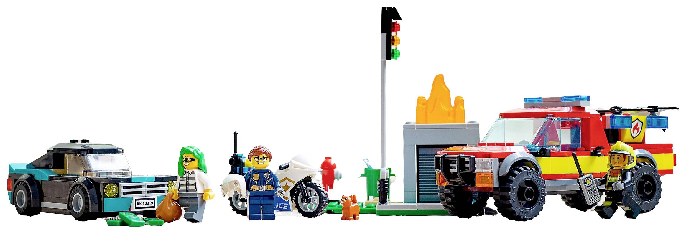 60319 LEGO® CITY Löscheinsatz und Verfolgungsjagd