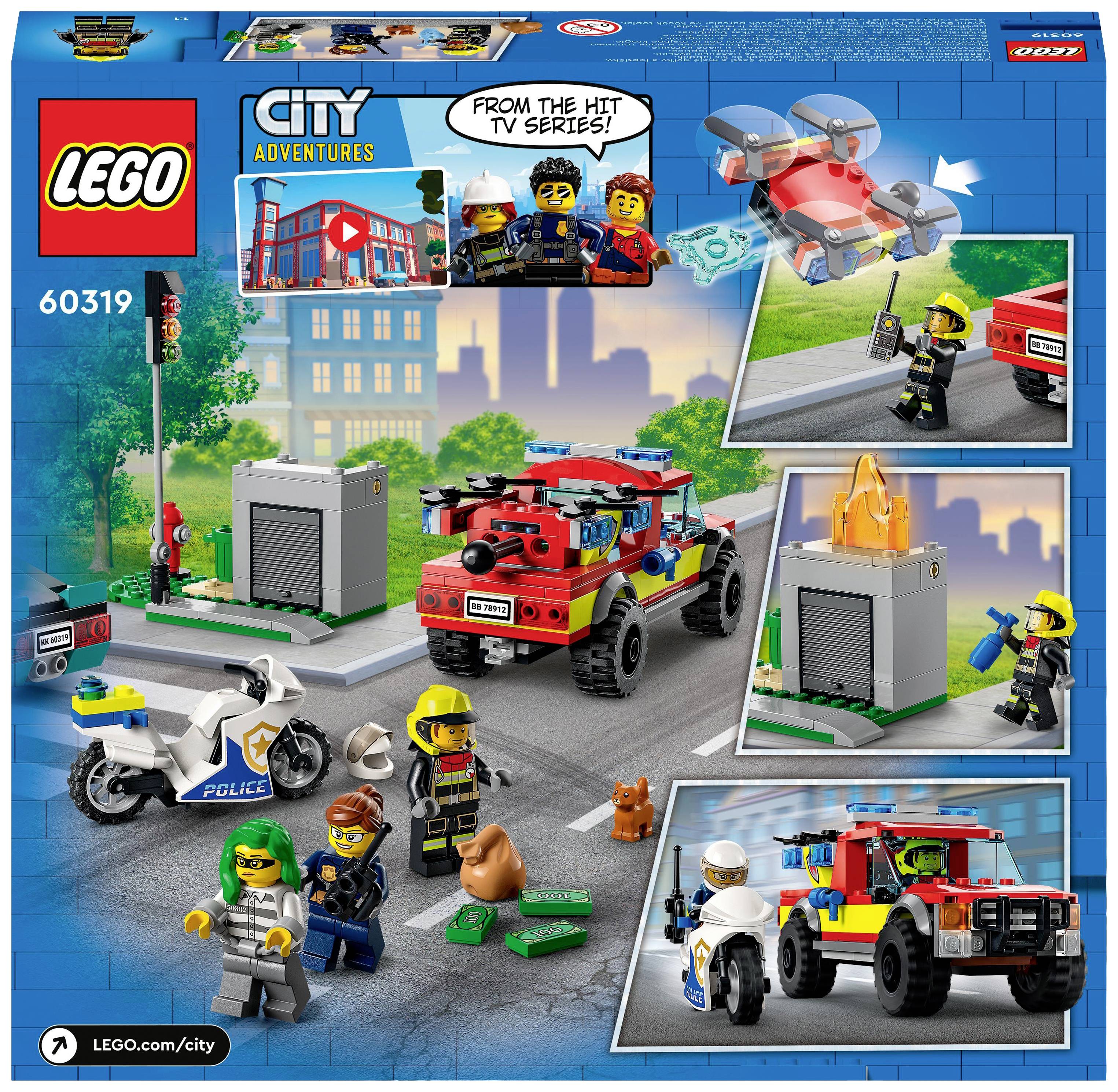 60319 LEGO® CITY Löscheinsatz und Verfolgungsjagd