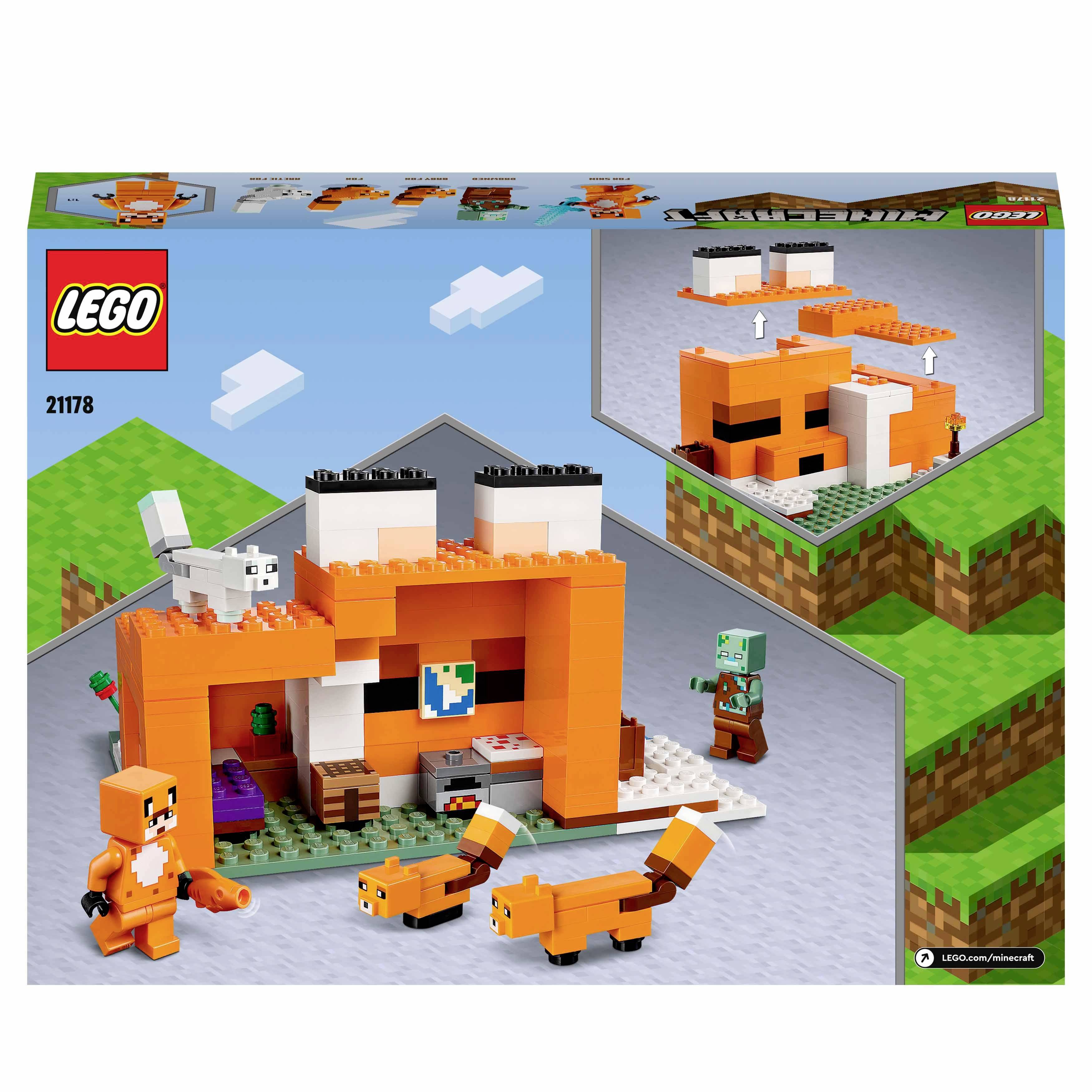 LEGO Minecraft Die Fuchs-Lodge (21178)