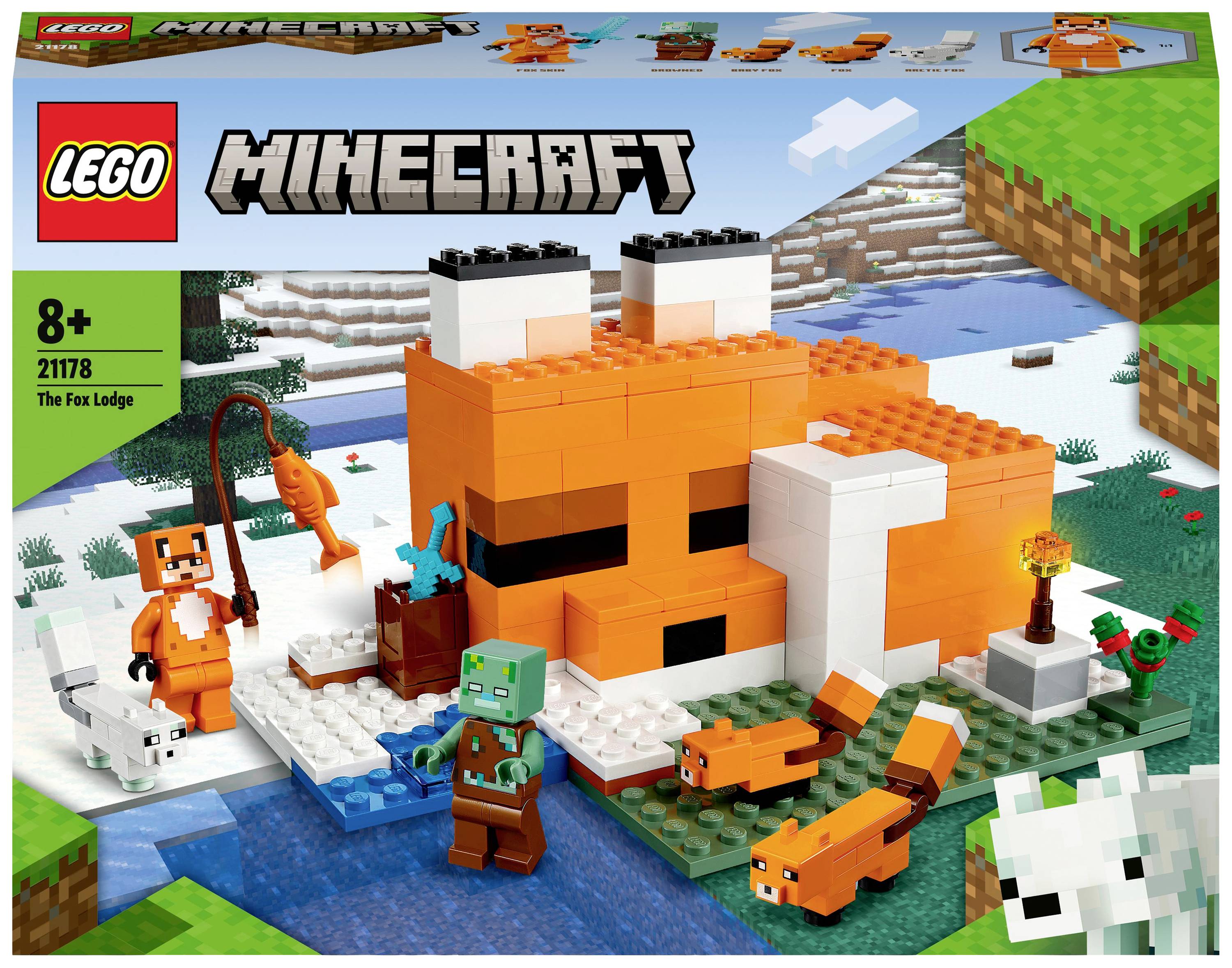 21178 LEGO® MINECRAFT Die Fuchs-Lodge