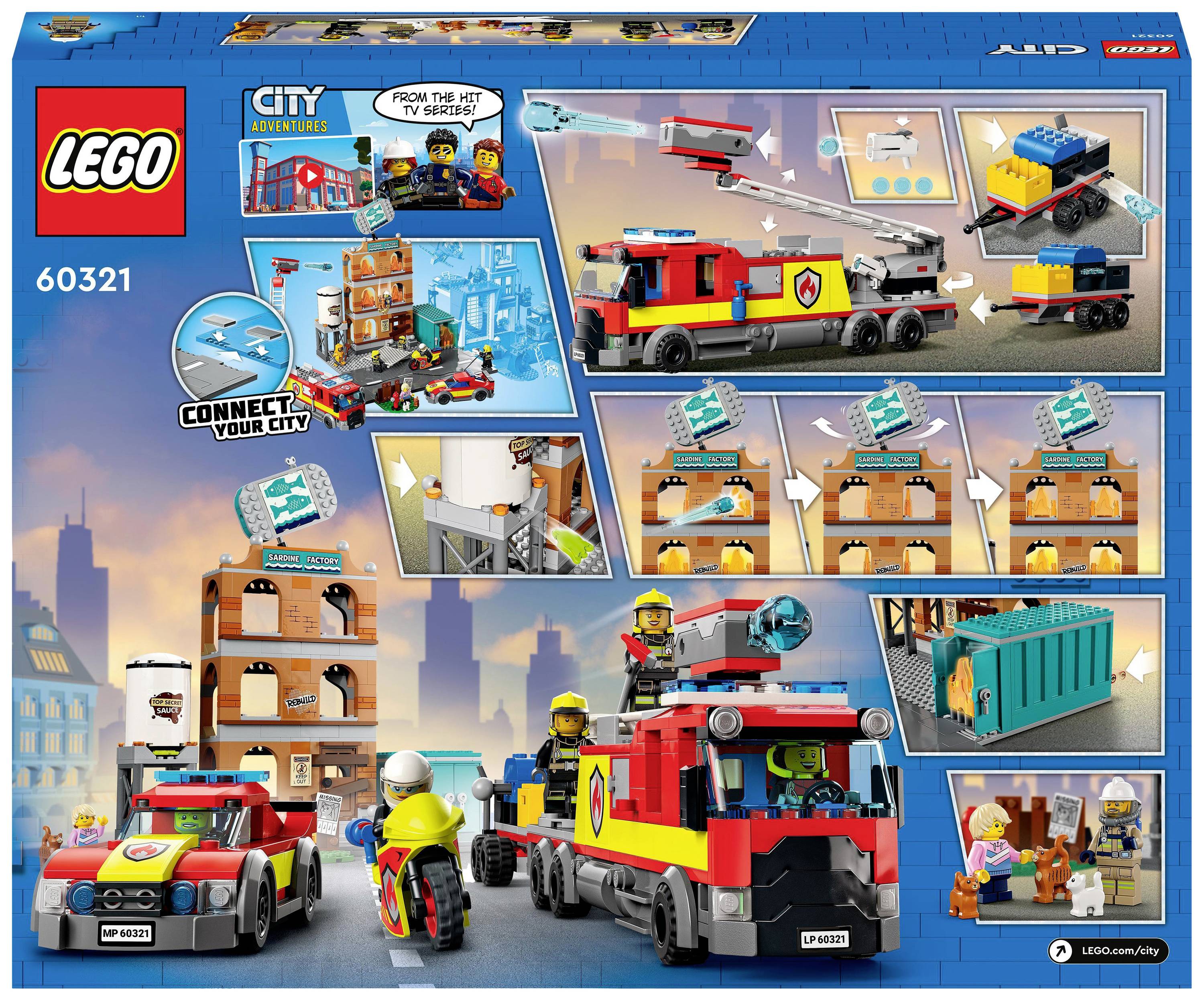 60321 LEGO® CITY Feuerwehreinsatz mit Löschtruppe