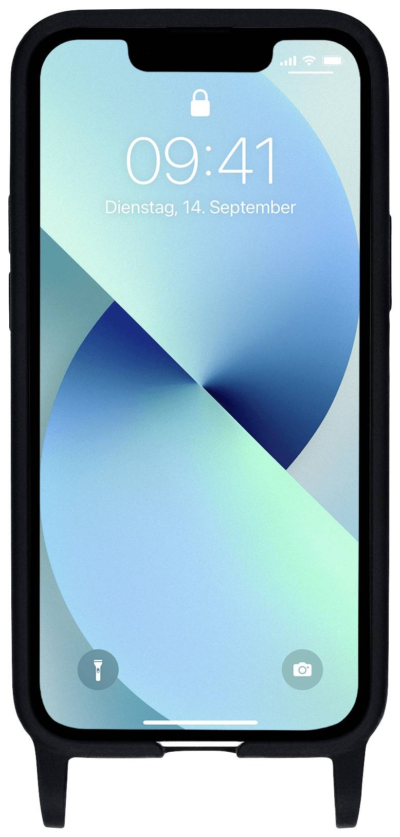 Artwizz HangOn Case Silicone Case Apple iPhone 13 mini Schwarz Stoßfest 4695-3449