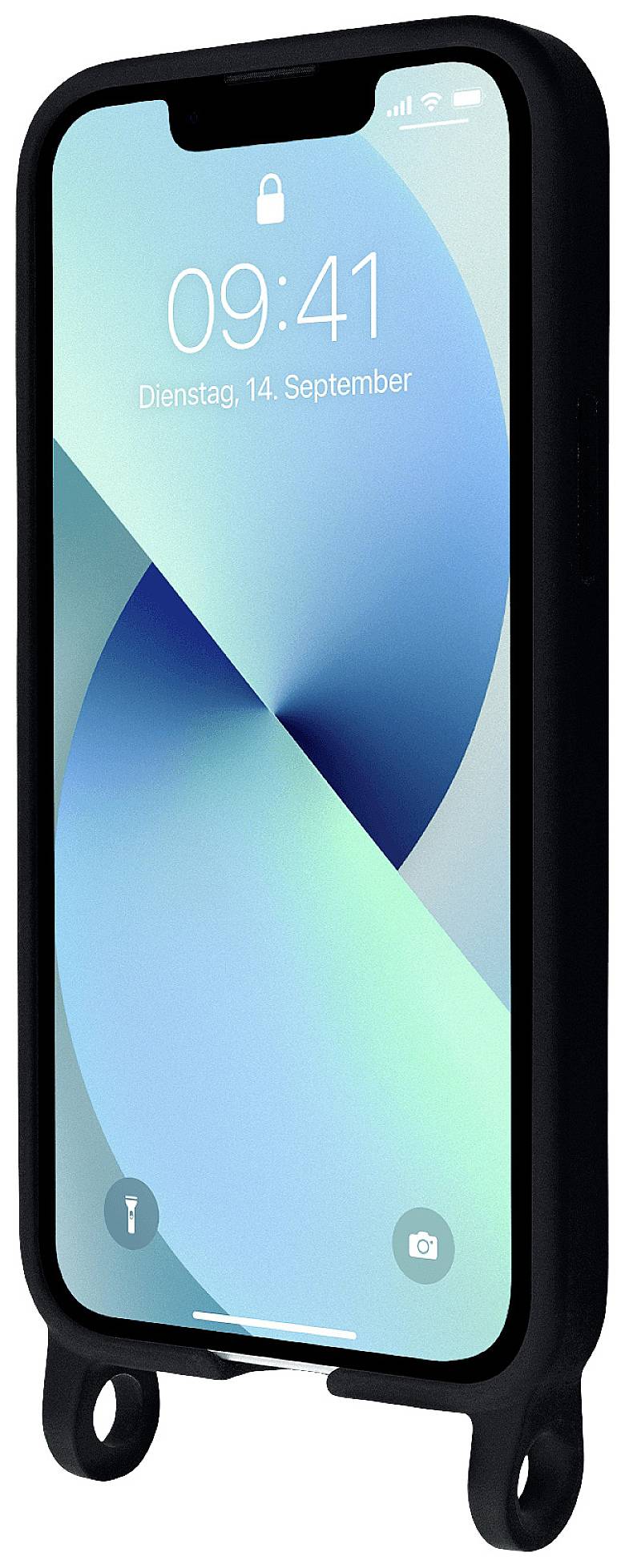 Artwizz HangOn Case Silicone Case Apple iPhone 13 mini Schwarz Stoßfest 4695-3449